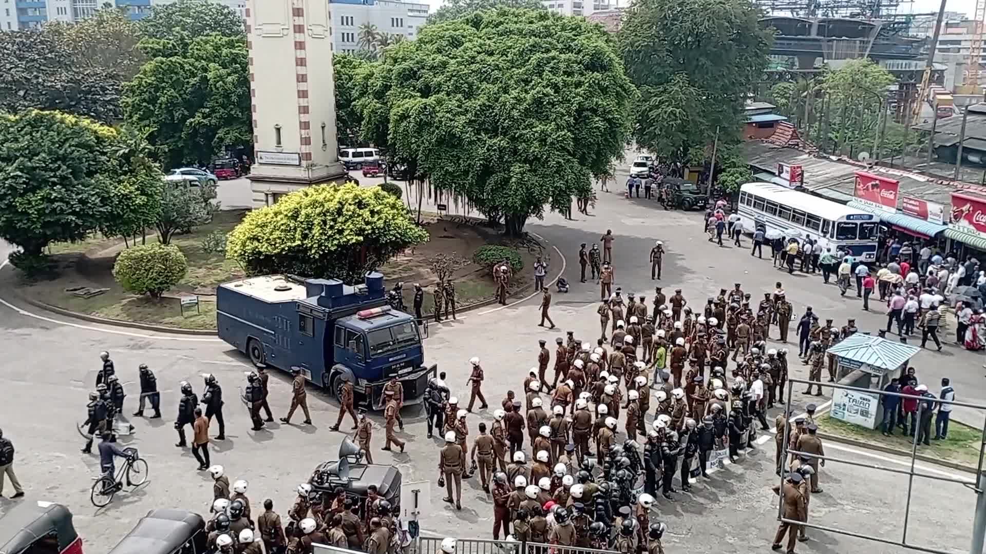 Protest in Colombo, Sri Lanka