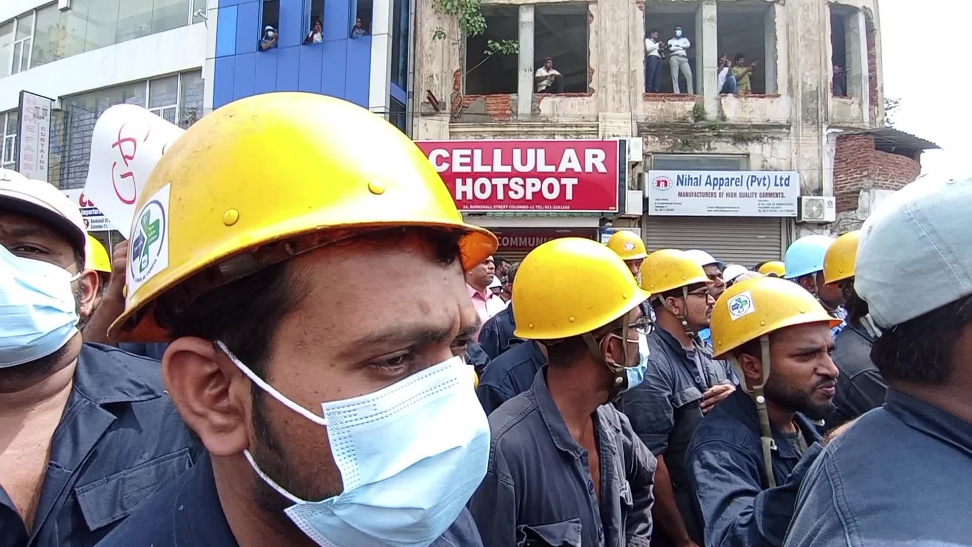 Protest in Colombo, Sri Lanka