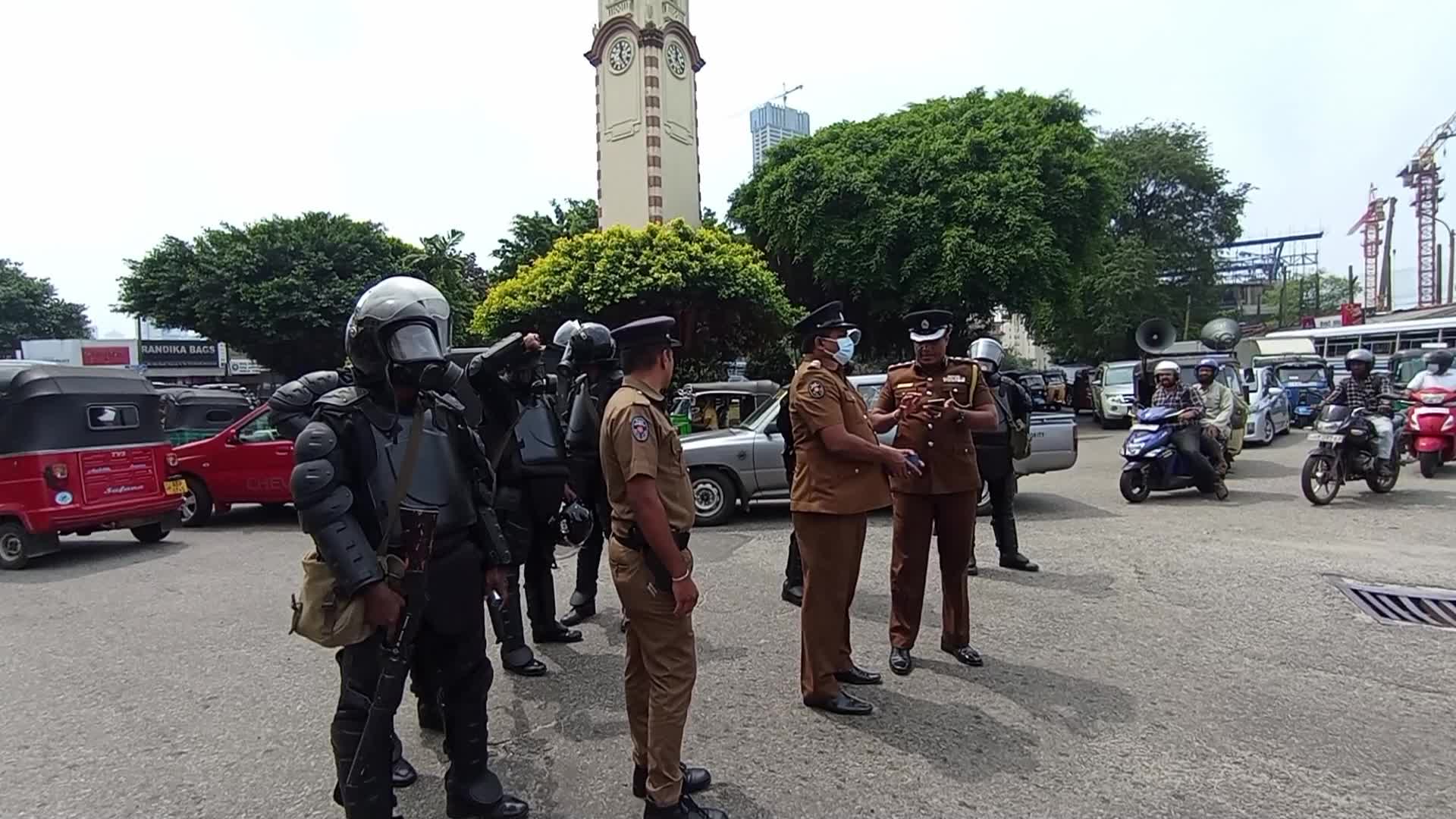 Protest in Colombo, Sri Lanka