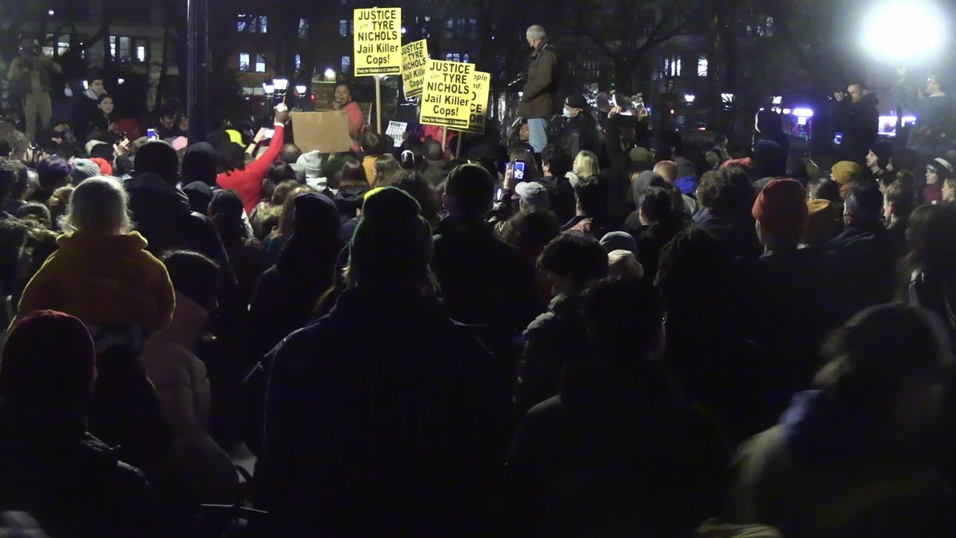 NY: Protesters Protest Death of Tyre Nichols