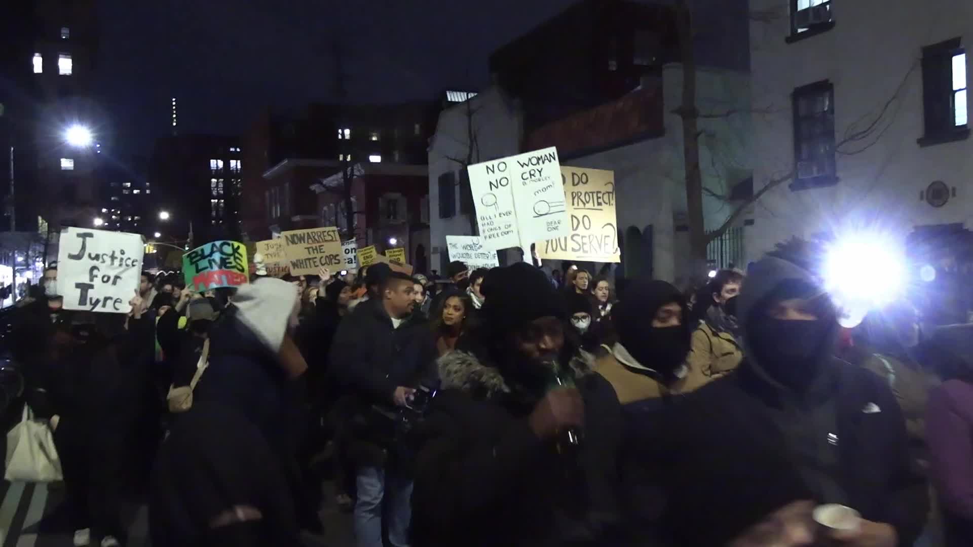 NY: Protesters Protest Death of Tyre Nichols