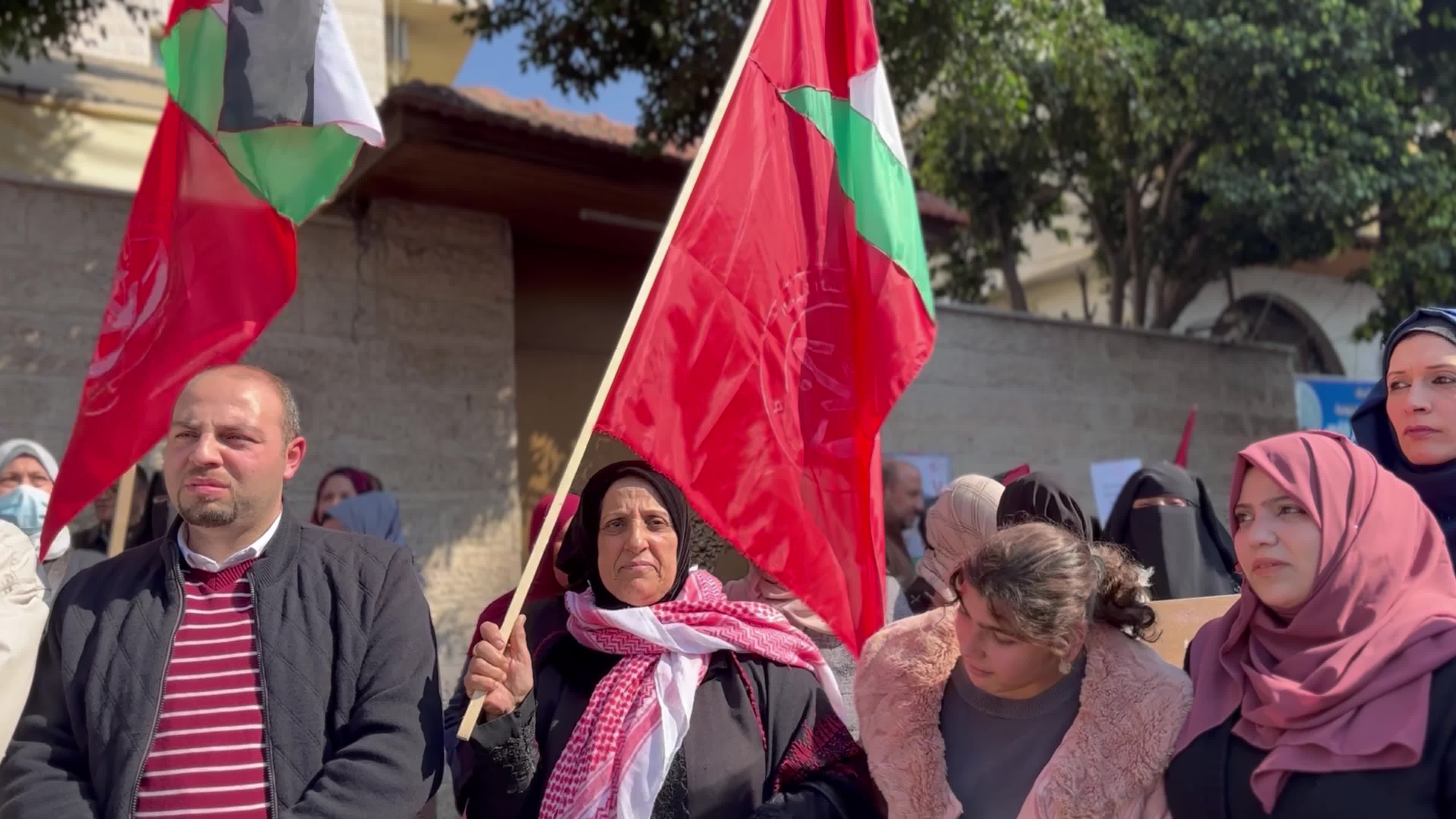 Demonstration In Support Of Palestinian Prisoners In Israeli Jails