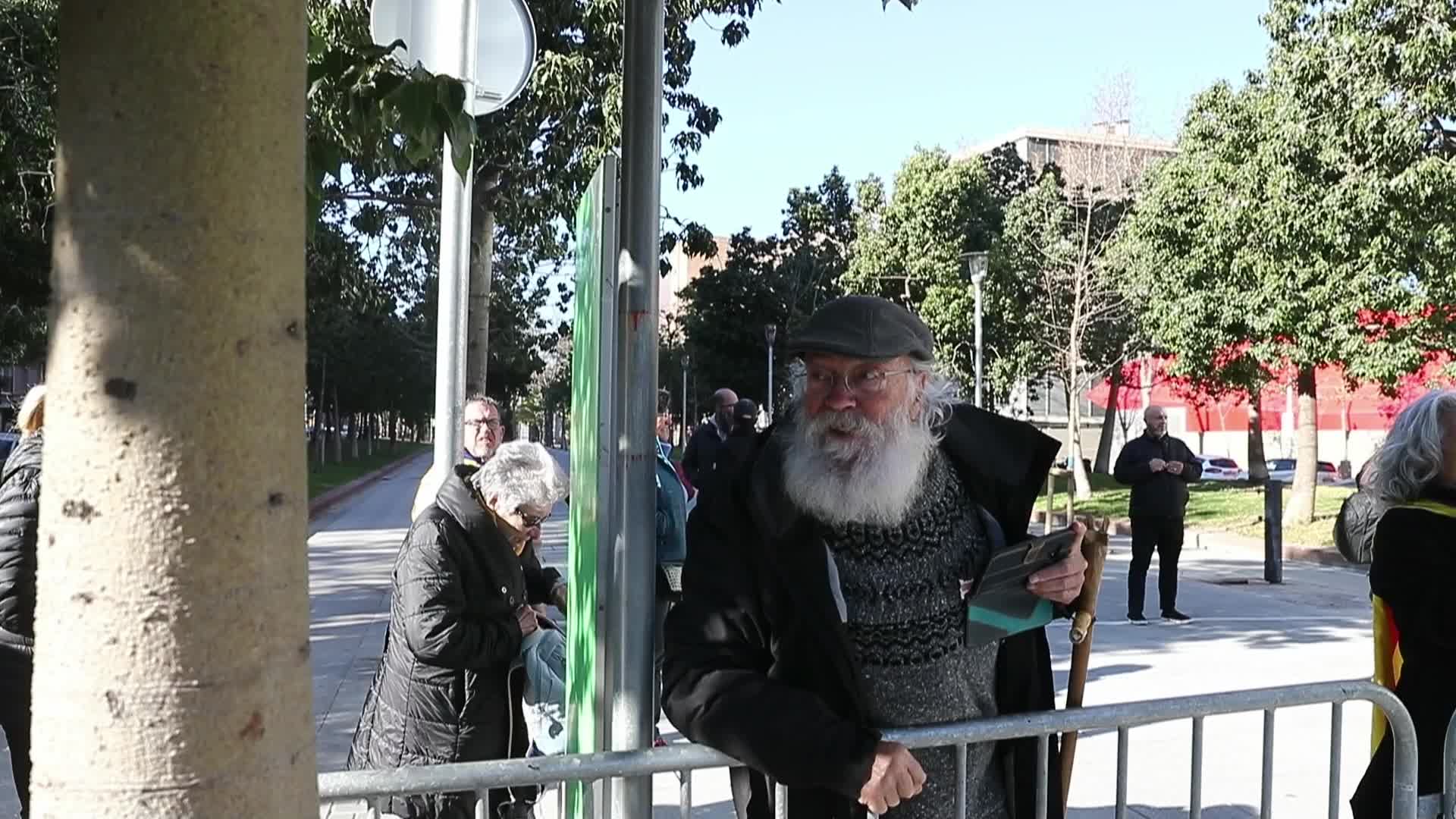 Protest against the King Felipe VI in Barcelona