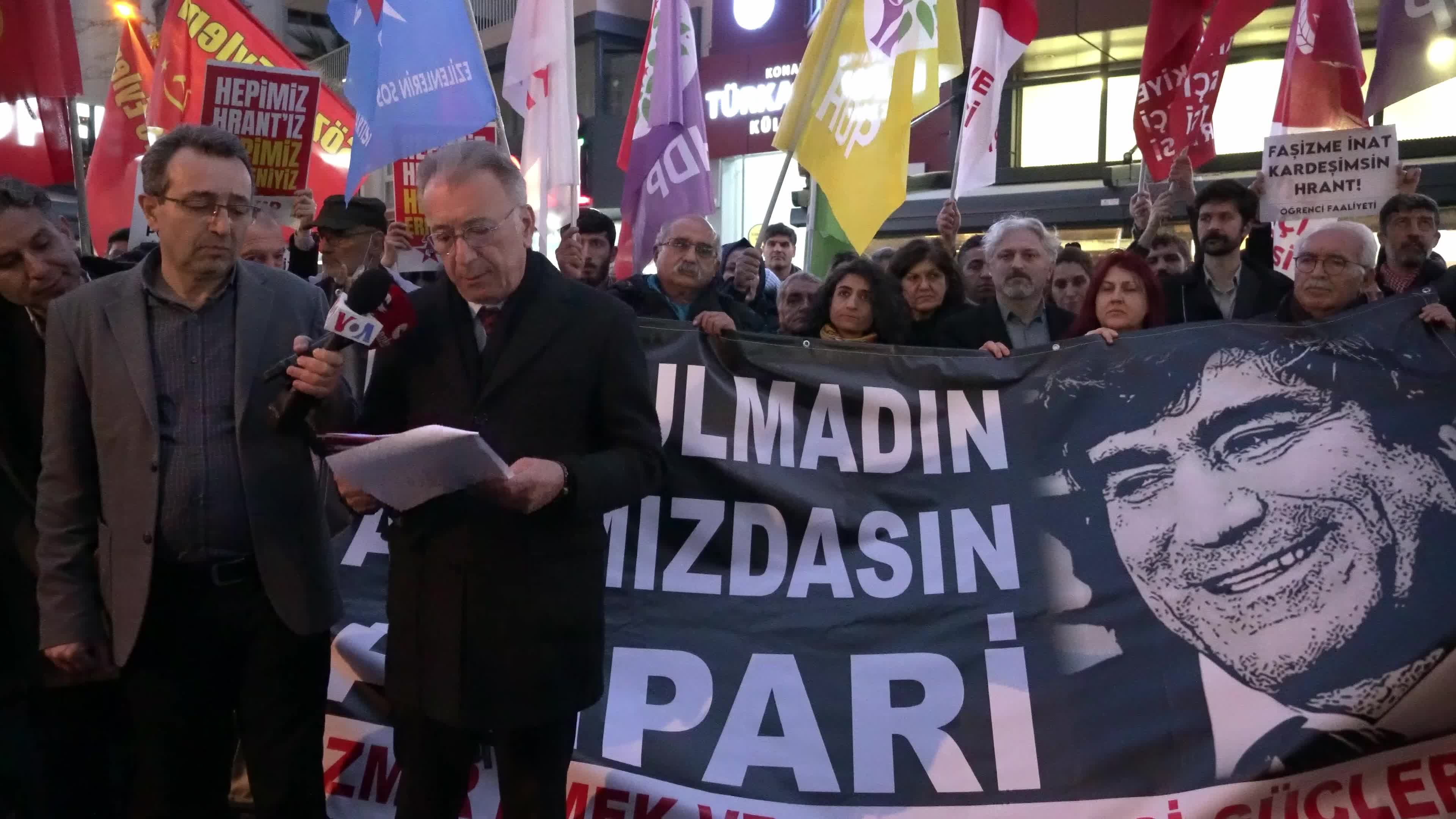 16th Commemoration of the Armenian Agos Newspaper Editor-in-Chief Hrant Dink in Izmir, Turkey