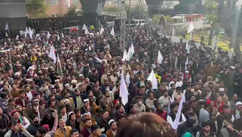 Peace march by opposition party PTI in Peshawar
