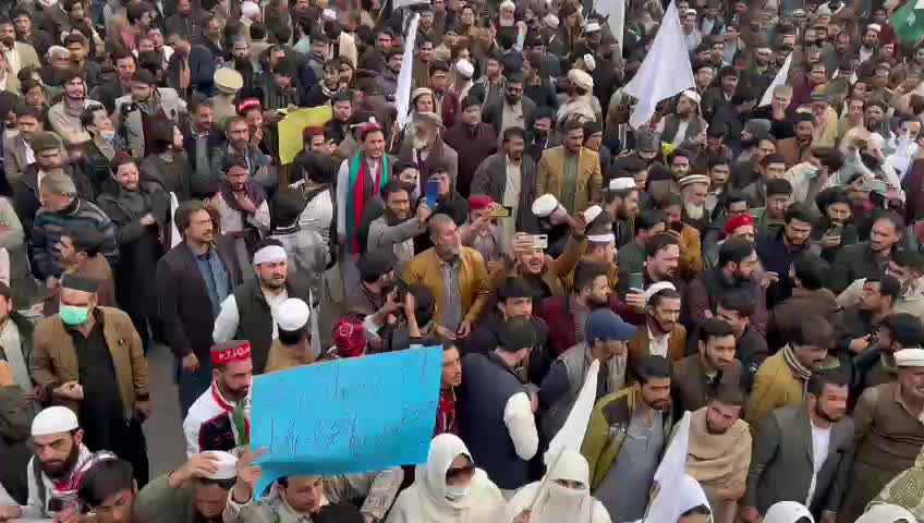 Peace march by opposition party PTI in Peshawar

