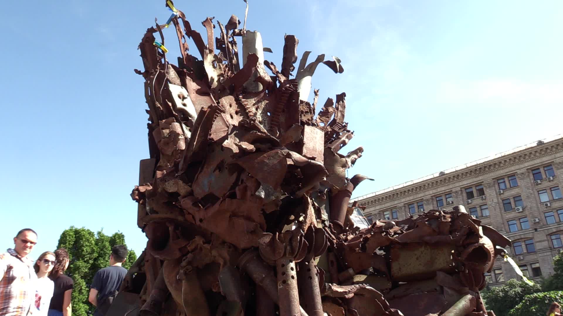 The Iron Throne of the East art object presented in Kiev