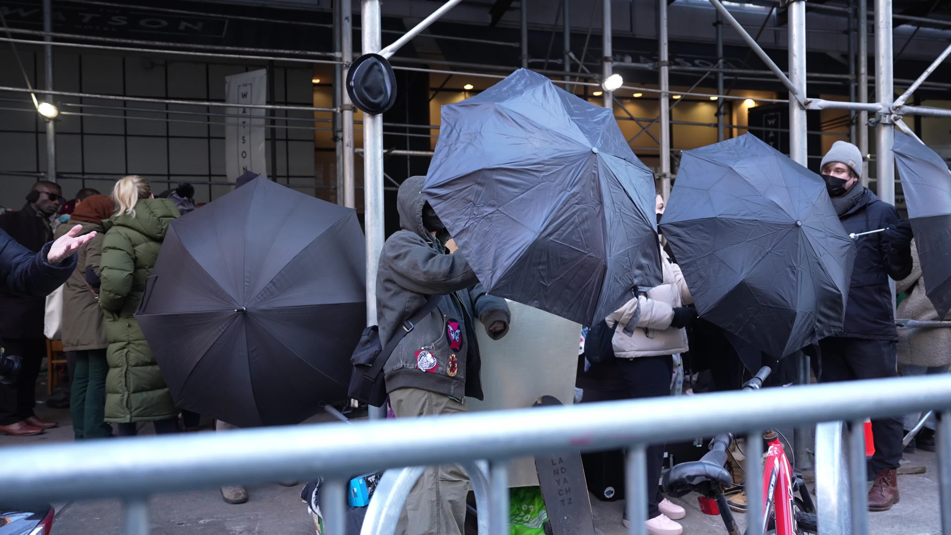 Migrants Remain Camped Out Watson Hotel In New York