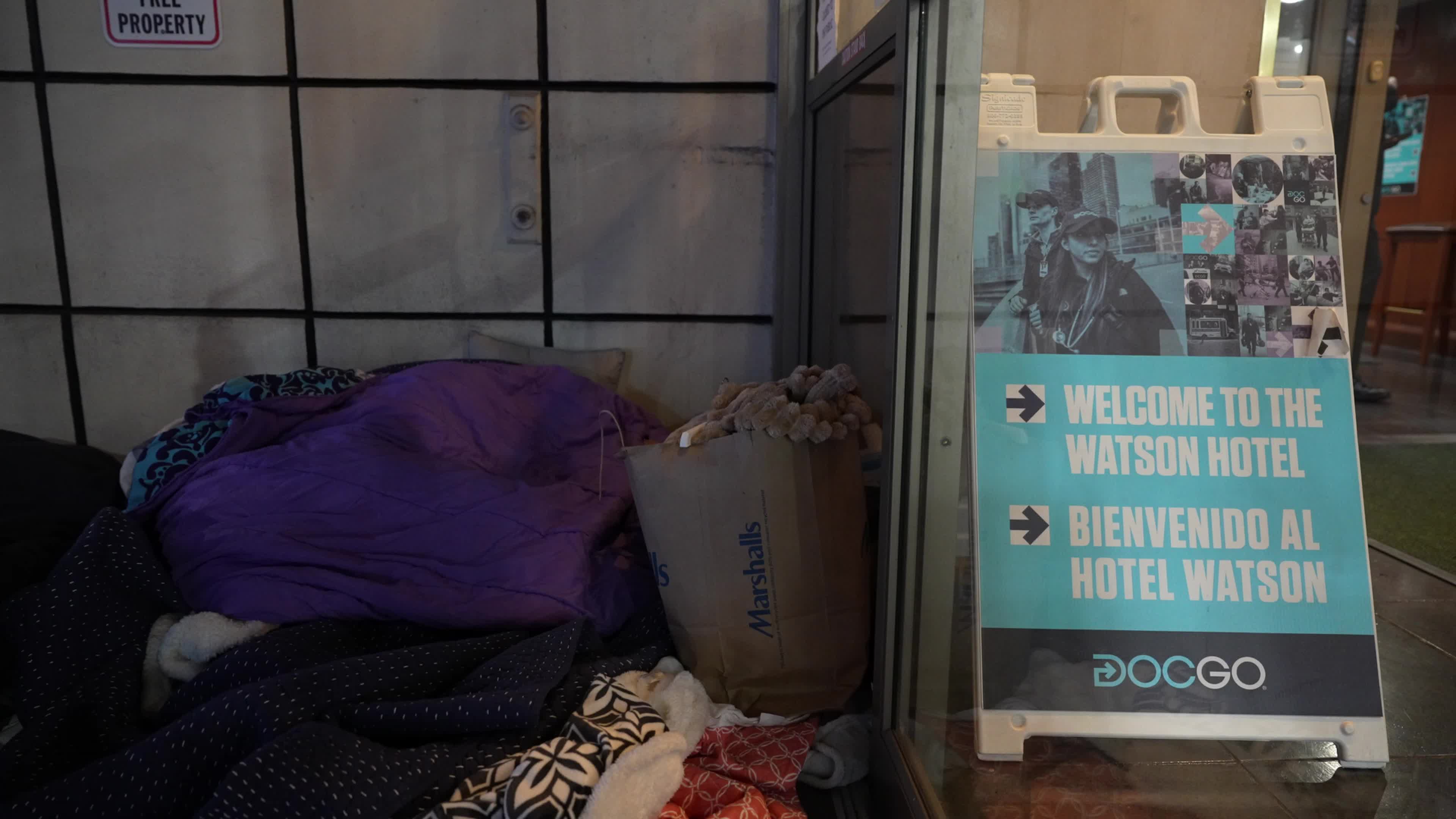 Migrants Remain Camped Out Watson Hotel In New York