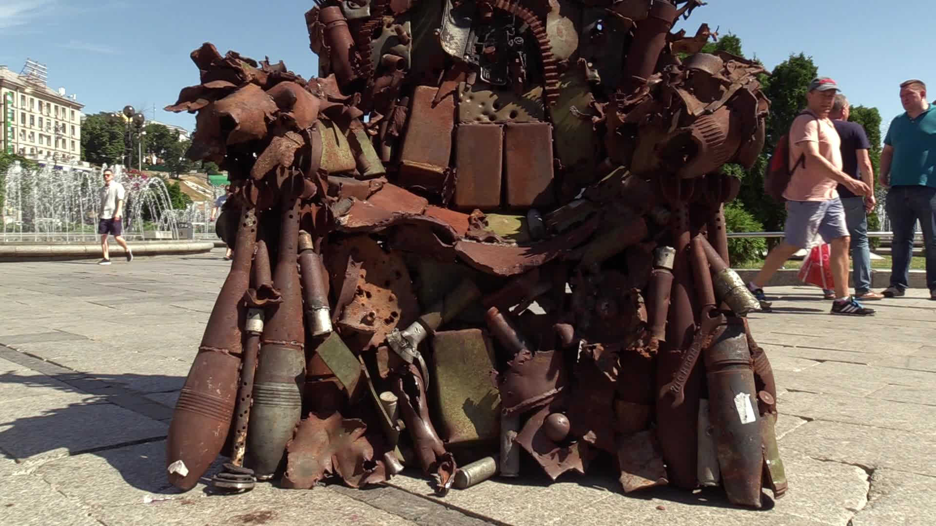 The Iron Throne of the East art object presented in Kiev