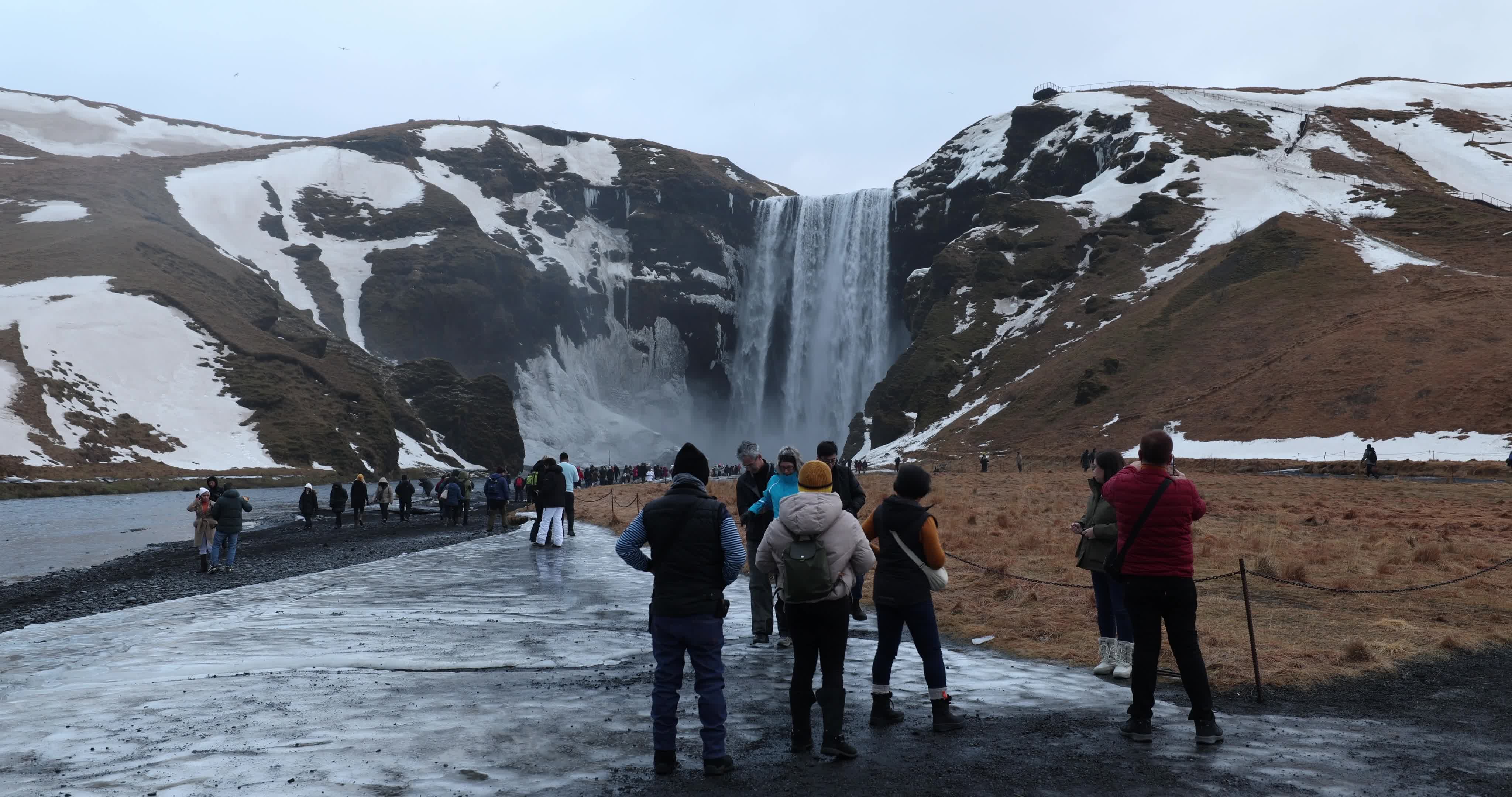 Skógafoss Waterfall In Skogar, Iceland