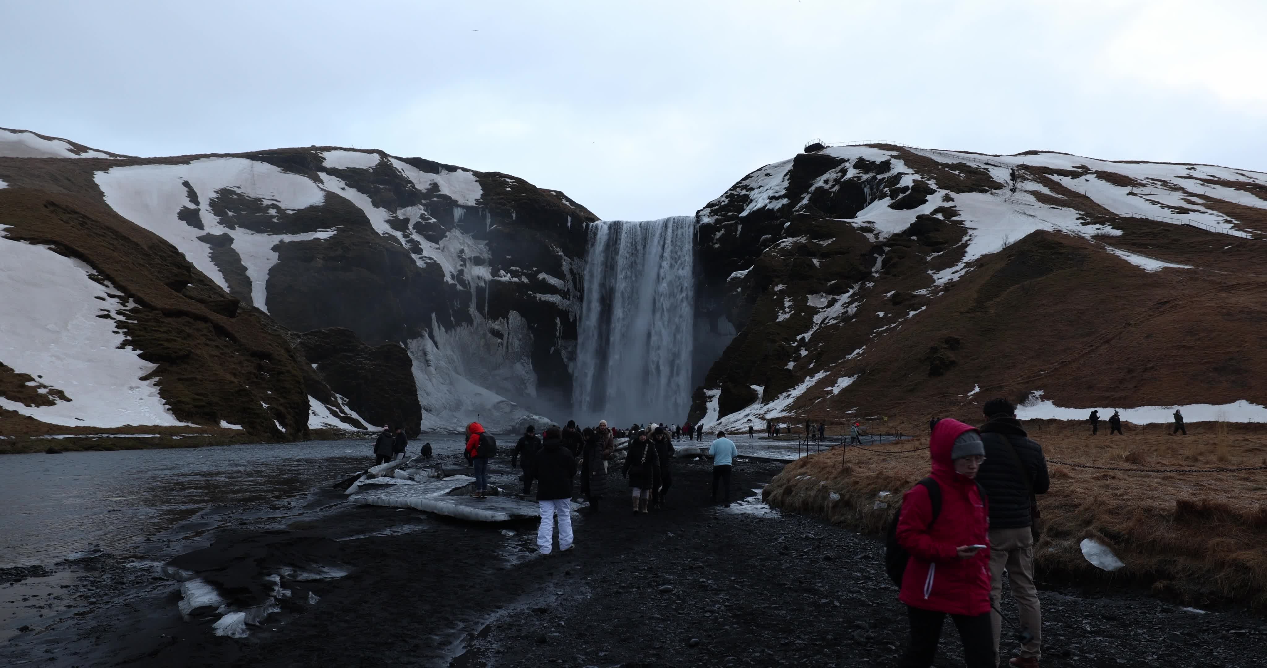 Skógafoss Waterfall In Skogar, Iceland