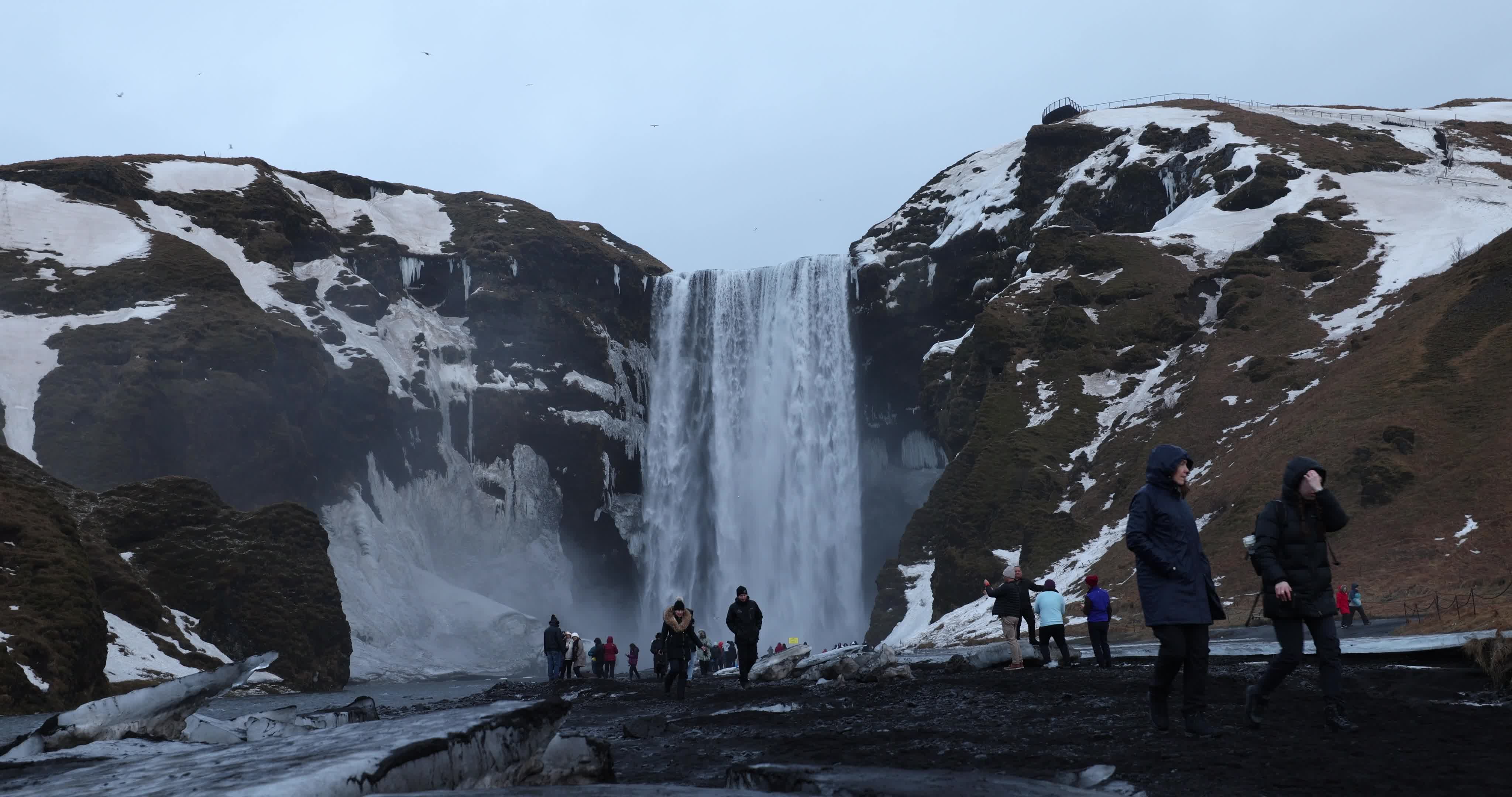 Skógafoss Waterfall In Skogar, Iceland