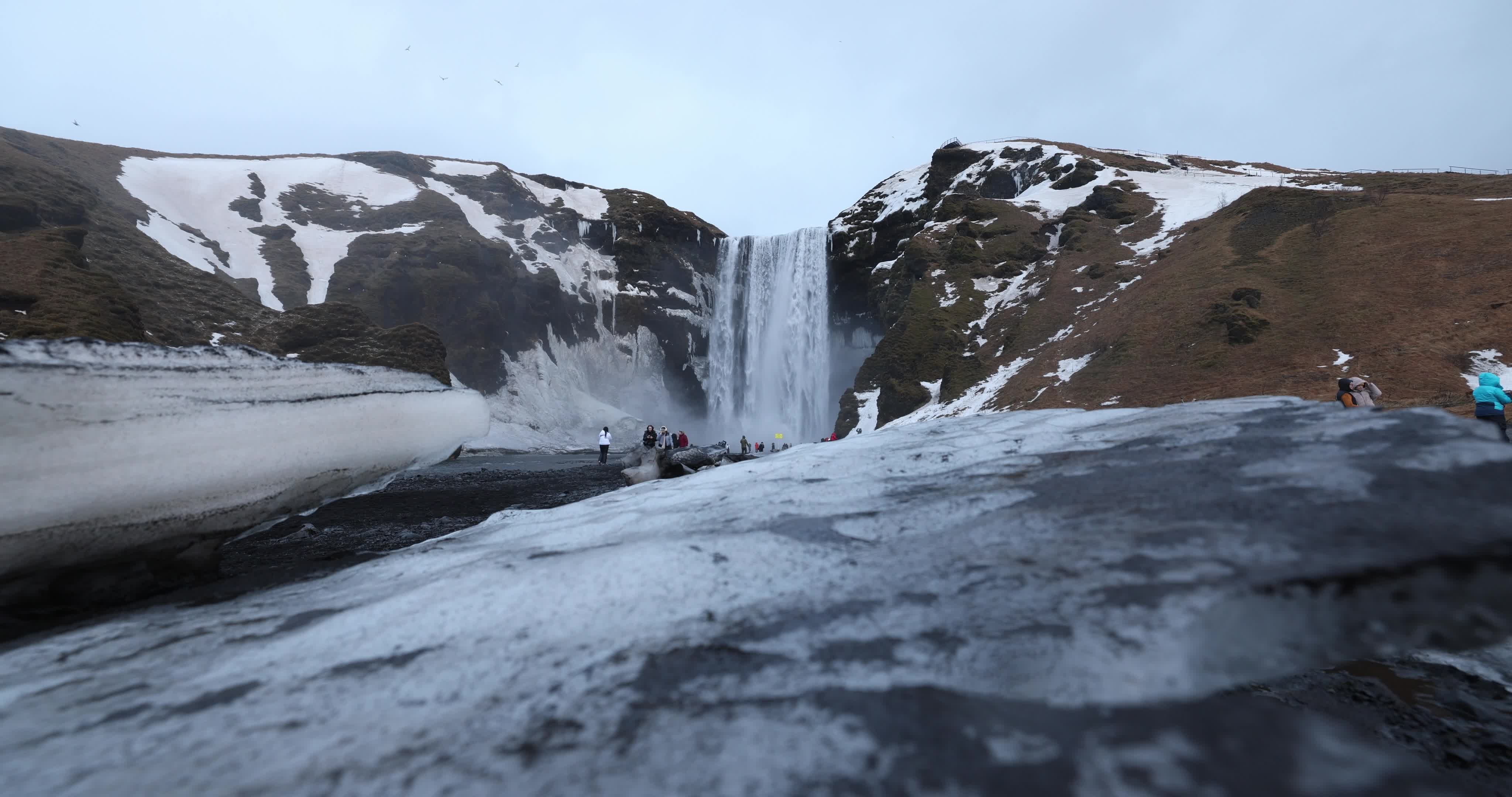 Skógafoss Waterfall In Skogar, Iceland