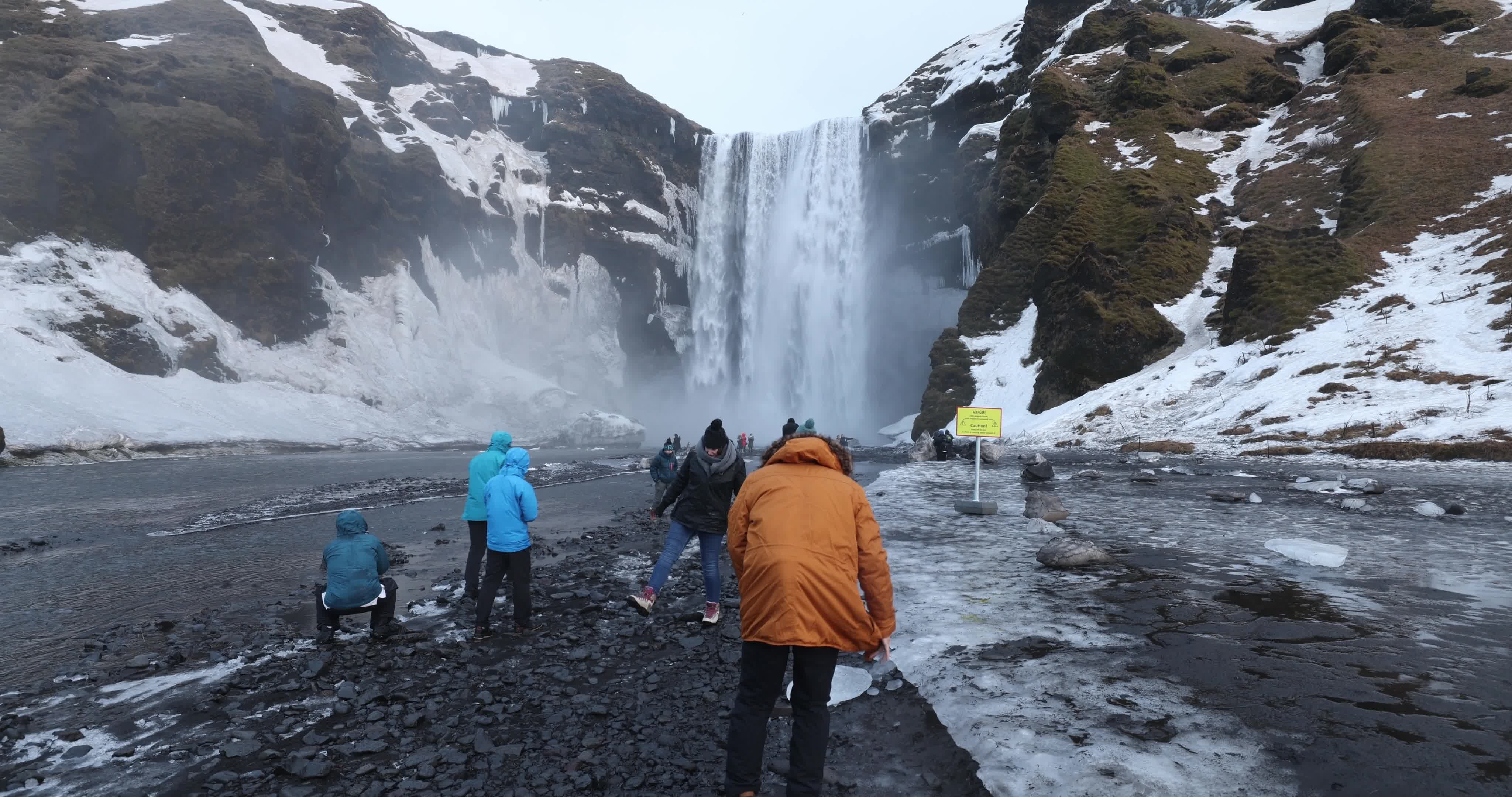 Skógafoss Waterfall In Skogar, Iceland