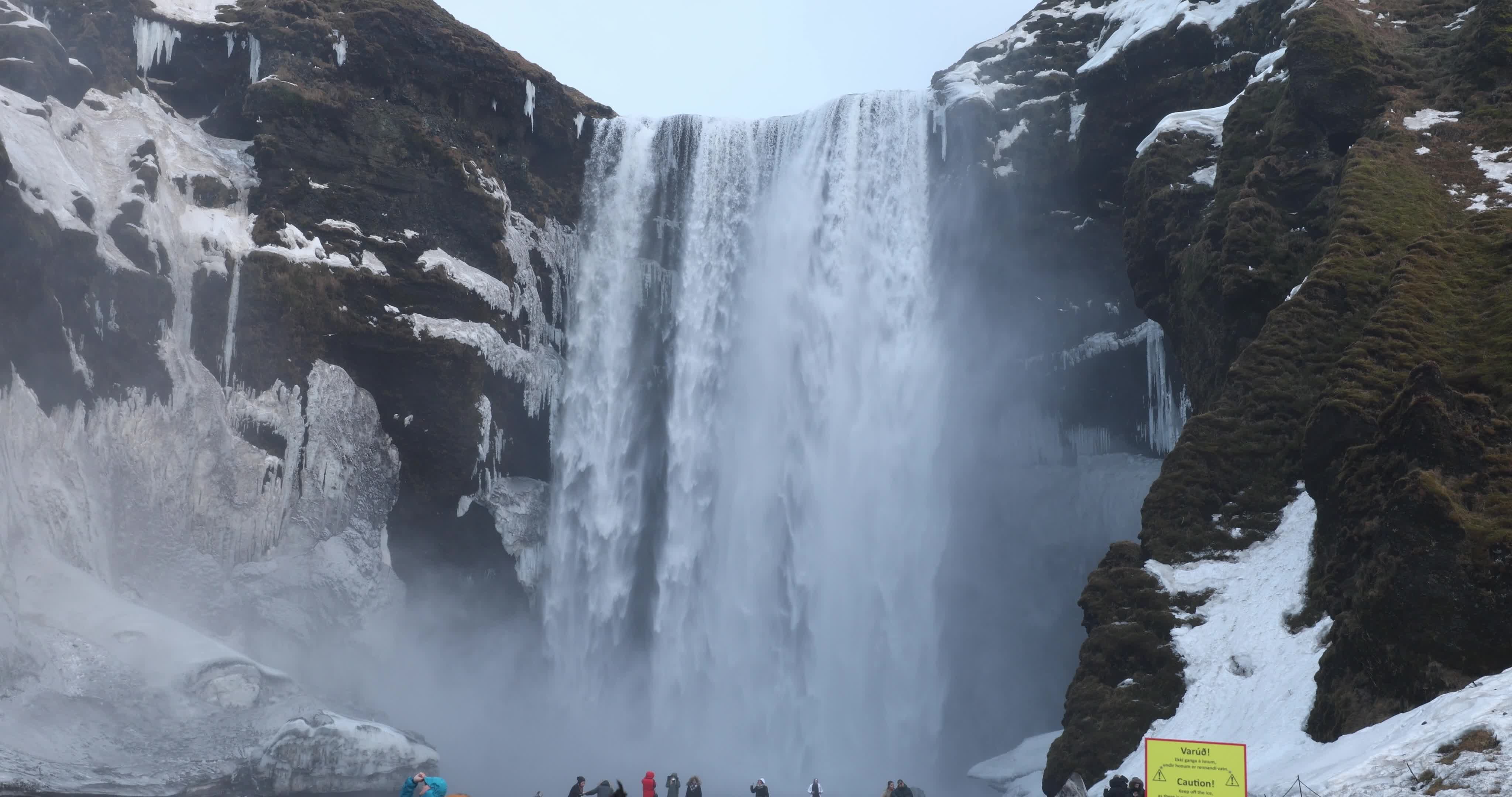 Skógafoss Waterfall In Skogar, Iceland