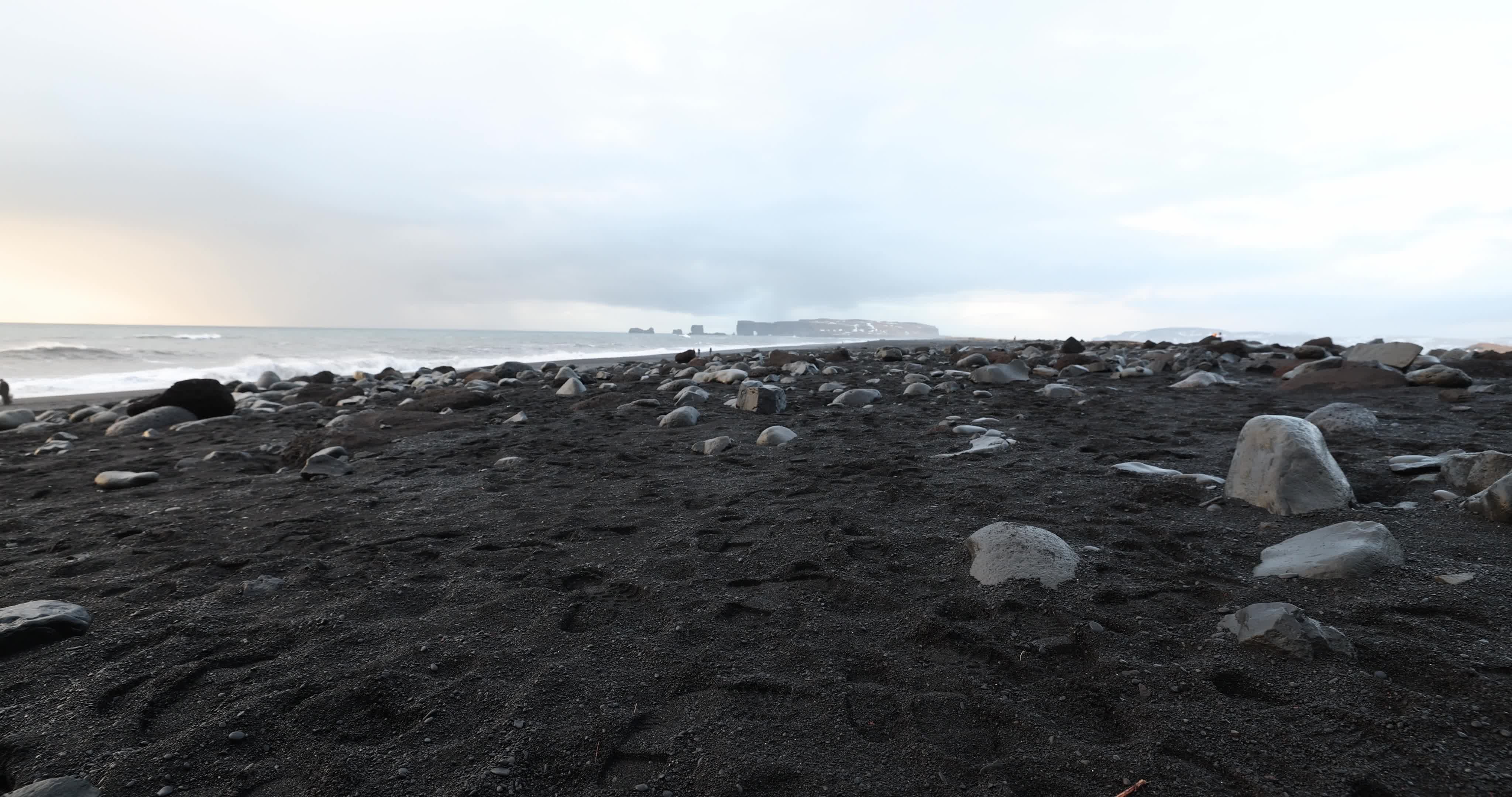 Reynisfjara Black Sand Beach in Iceland