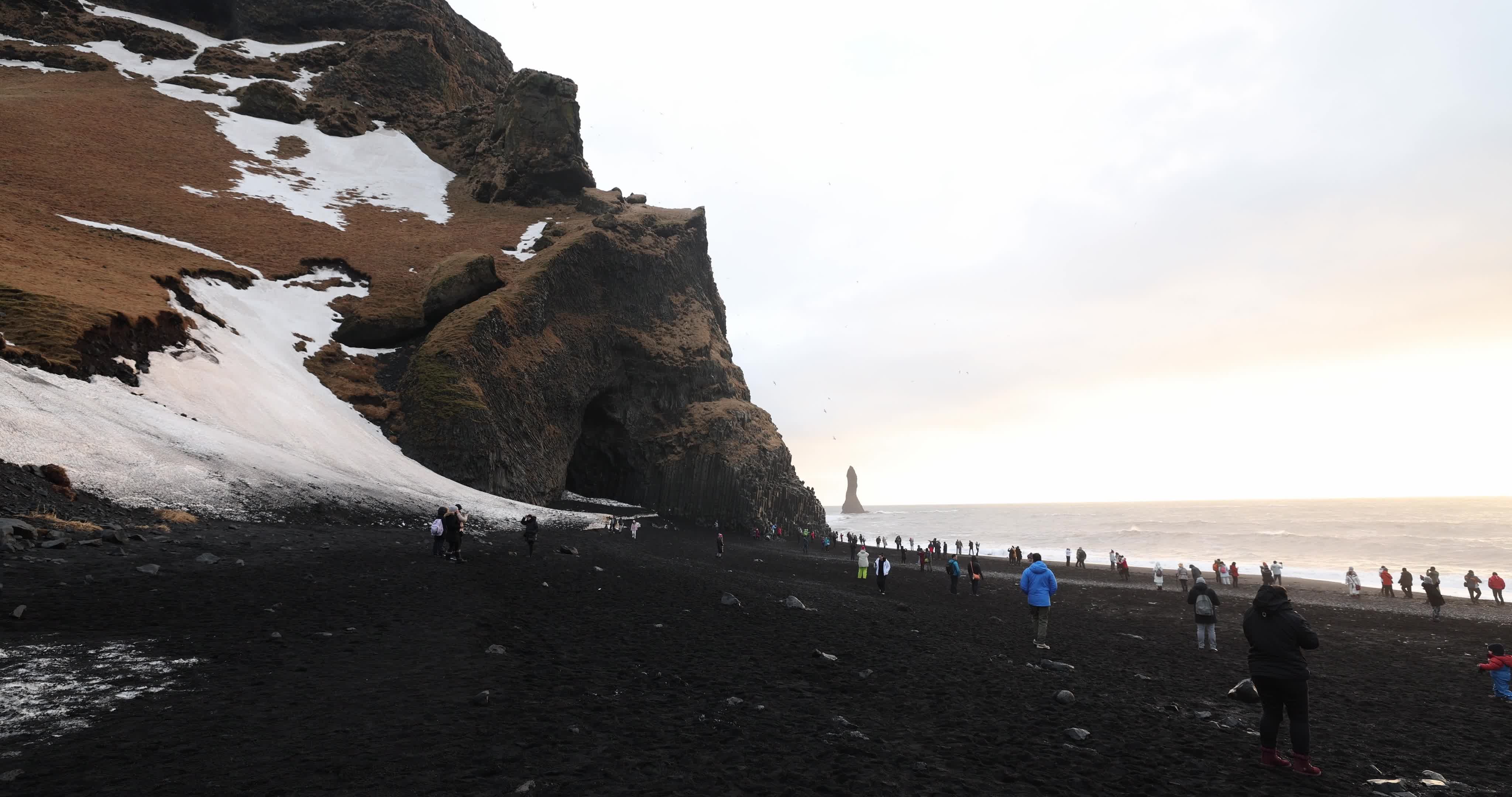 Reynisfjara Black Sand Beach in Iceland