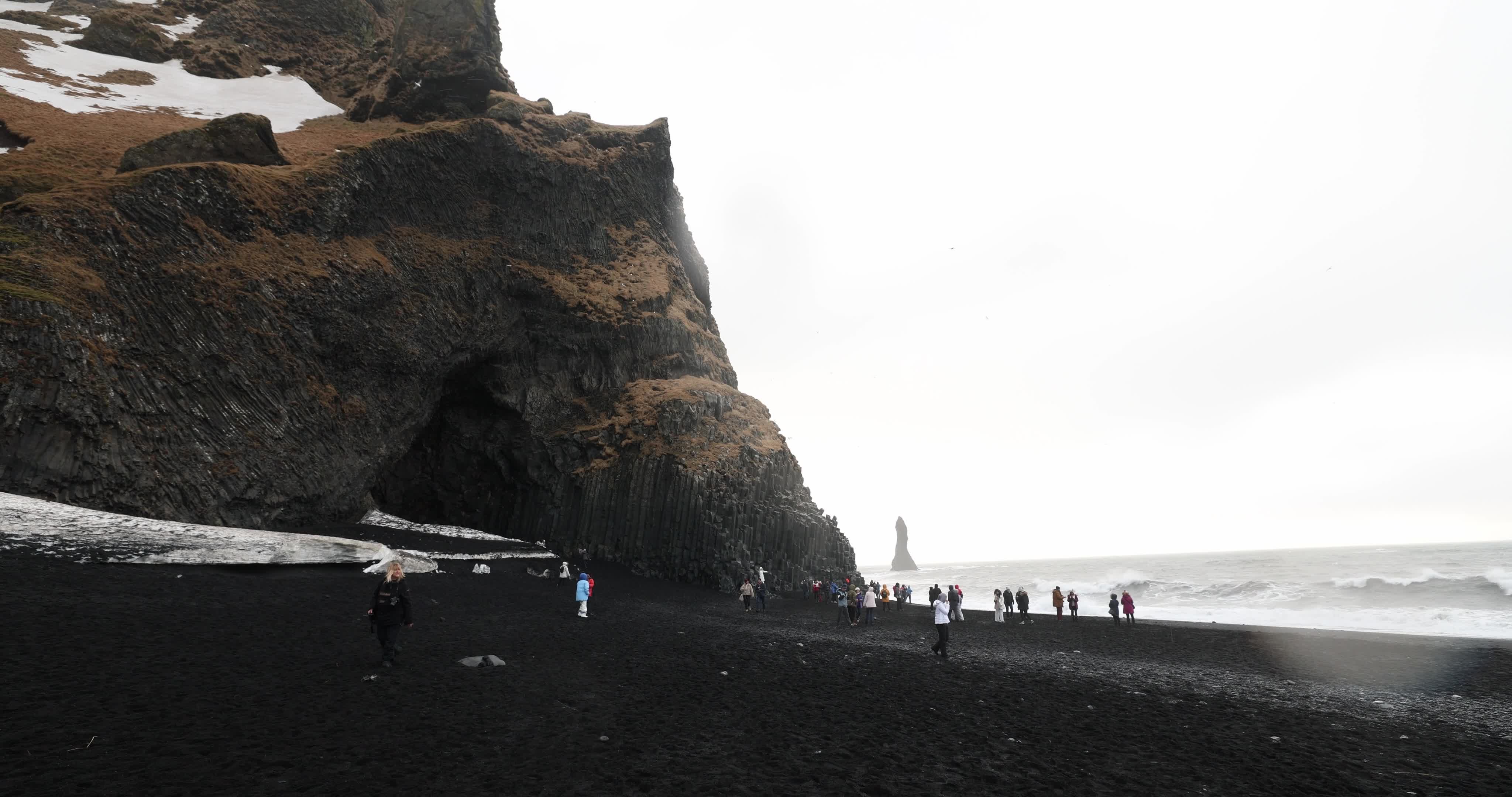 Reynisfjara Black Sand Beach in Iceland