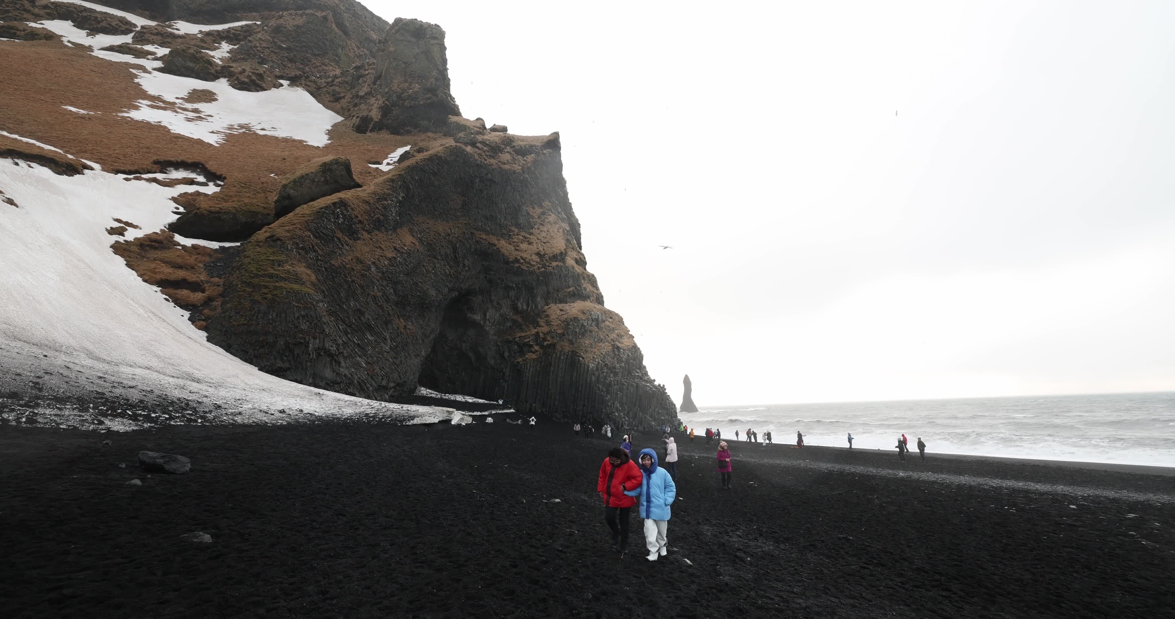 Reynisfjara Black Sand Beach in Iceland