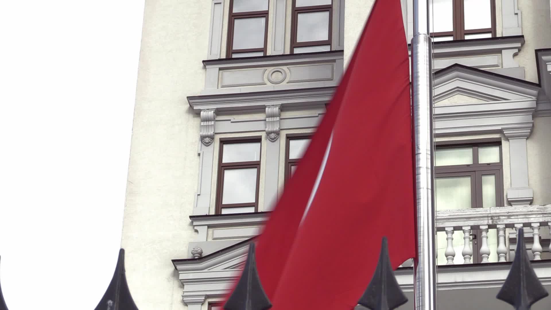Tribute to the victims of the Turkish earthquake in Kyiv, amid Russia's invasion of Ukraine