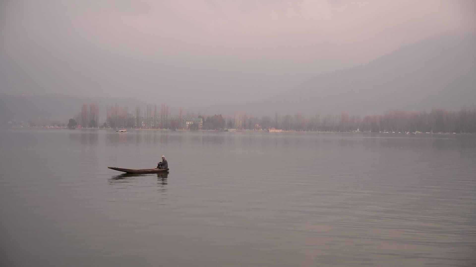 Cloudy day in Kashmir, India,