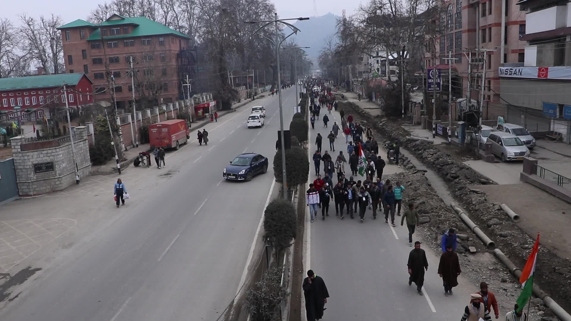 Bharat Jodo Yatra Reaches Kashmir