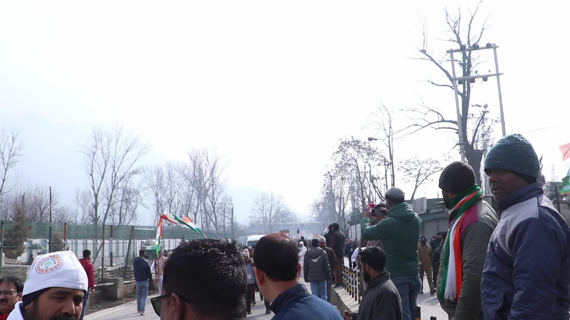 Bharat Jodo Yatra Reaches Kashmir