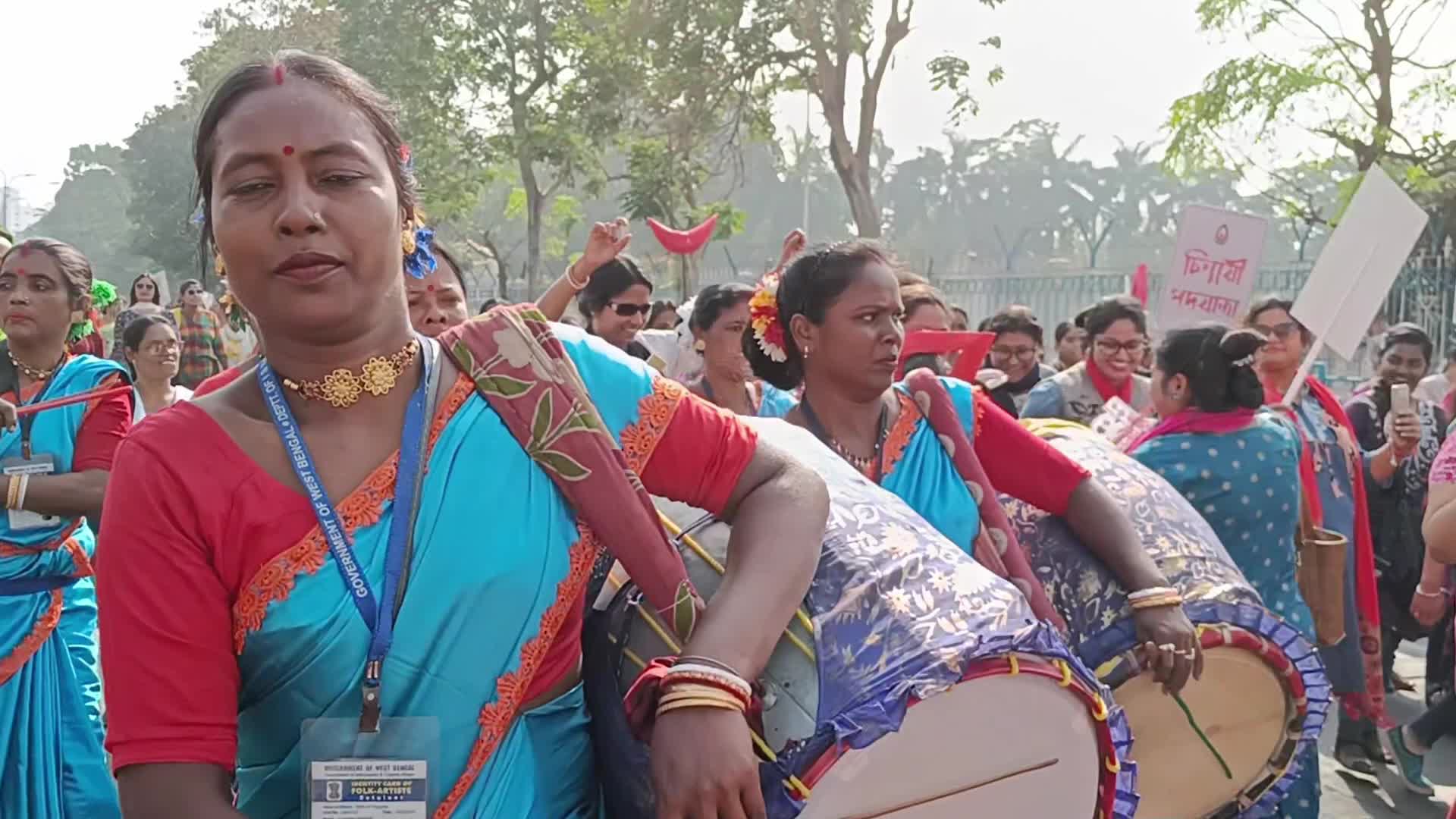Thanksgiving rally for UNESCO and West Bengal Cheif Minister 