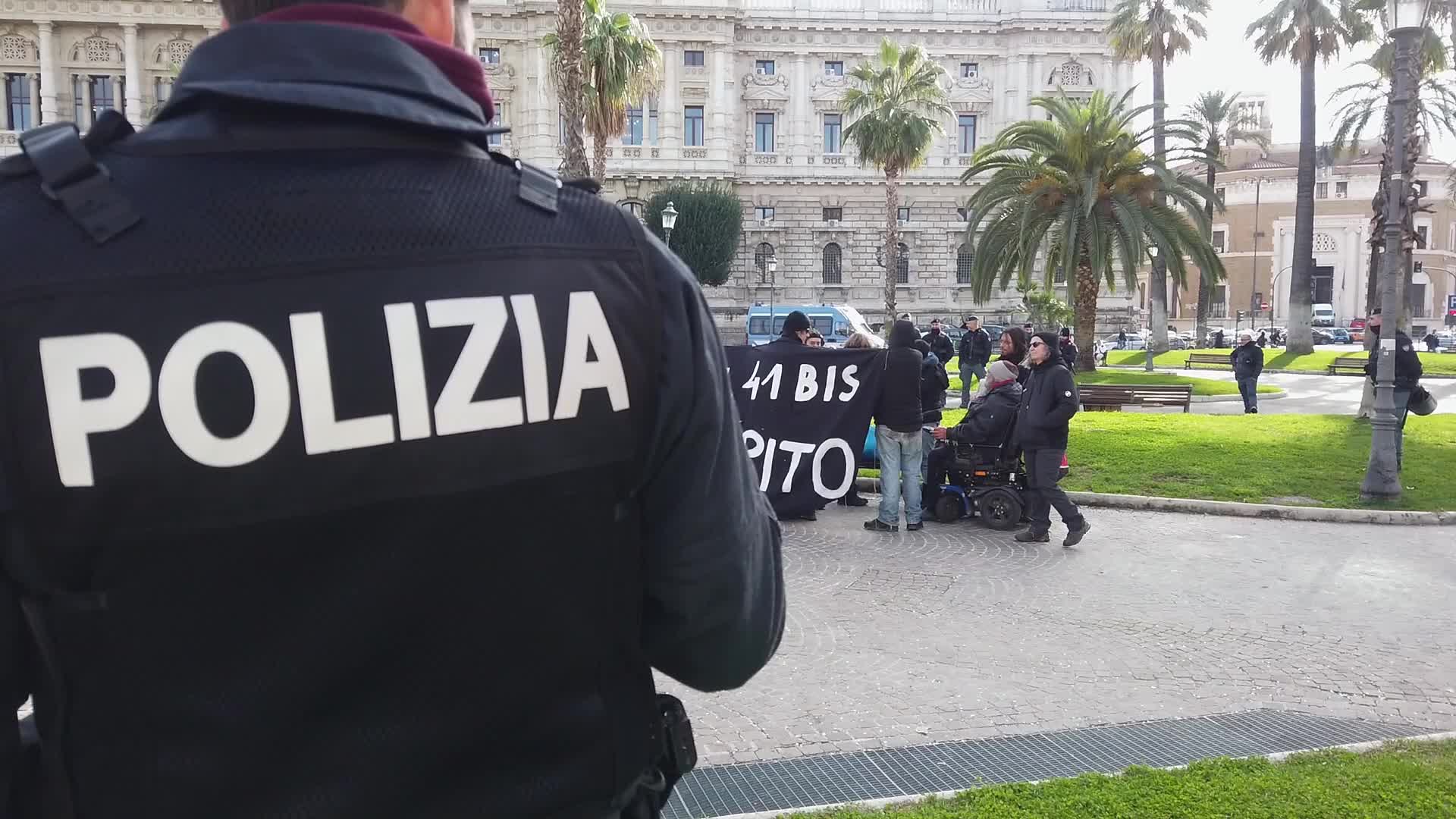 Anarchists protest against the 41-bis regime