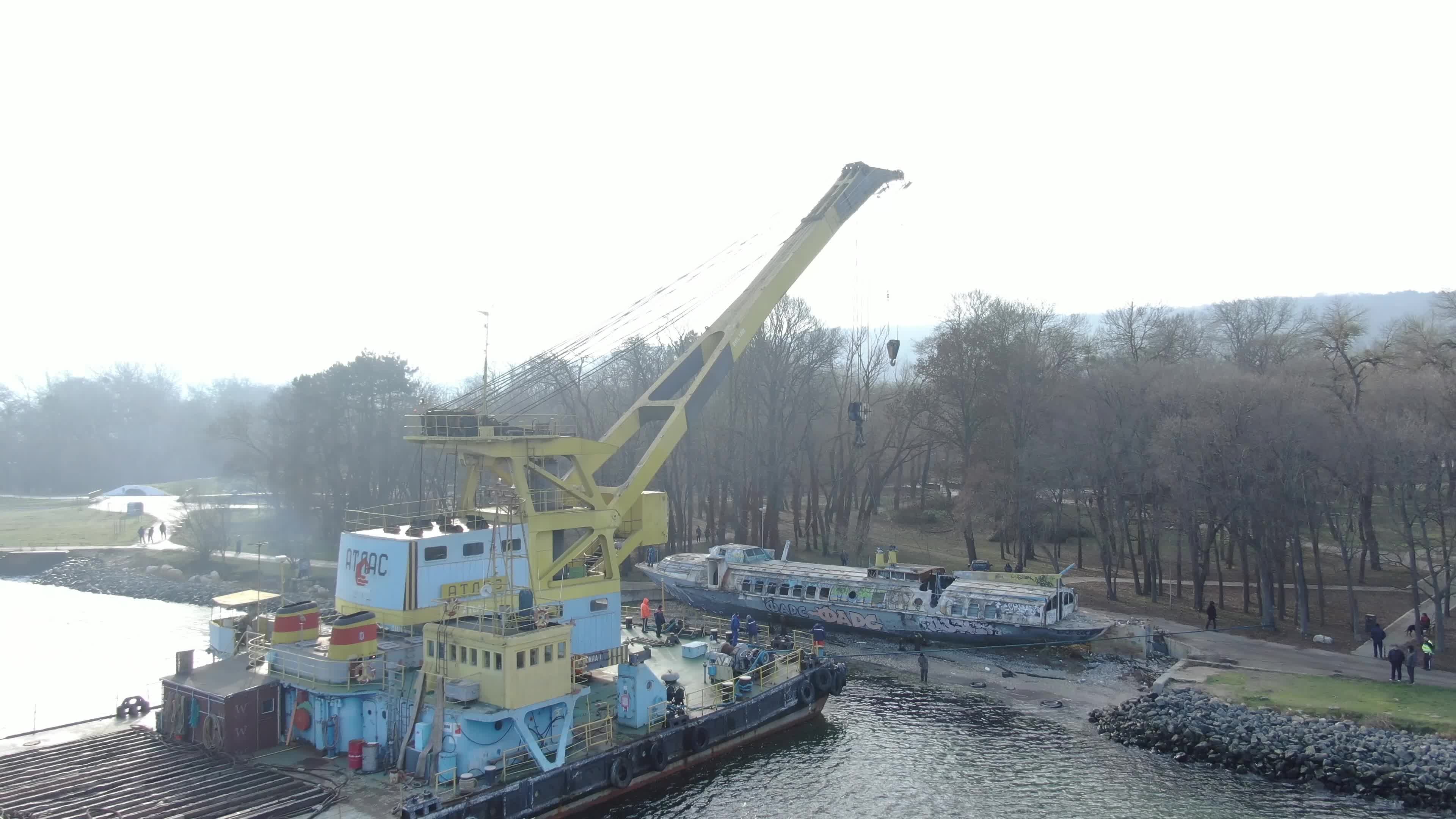Kometa Legendary abandoned ship, Bulgaria
