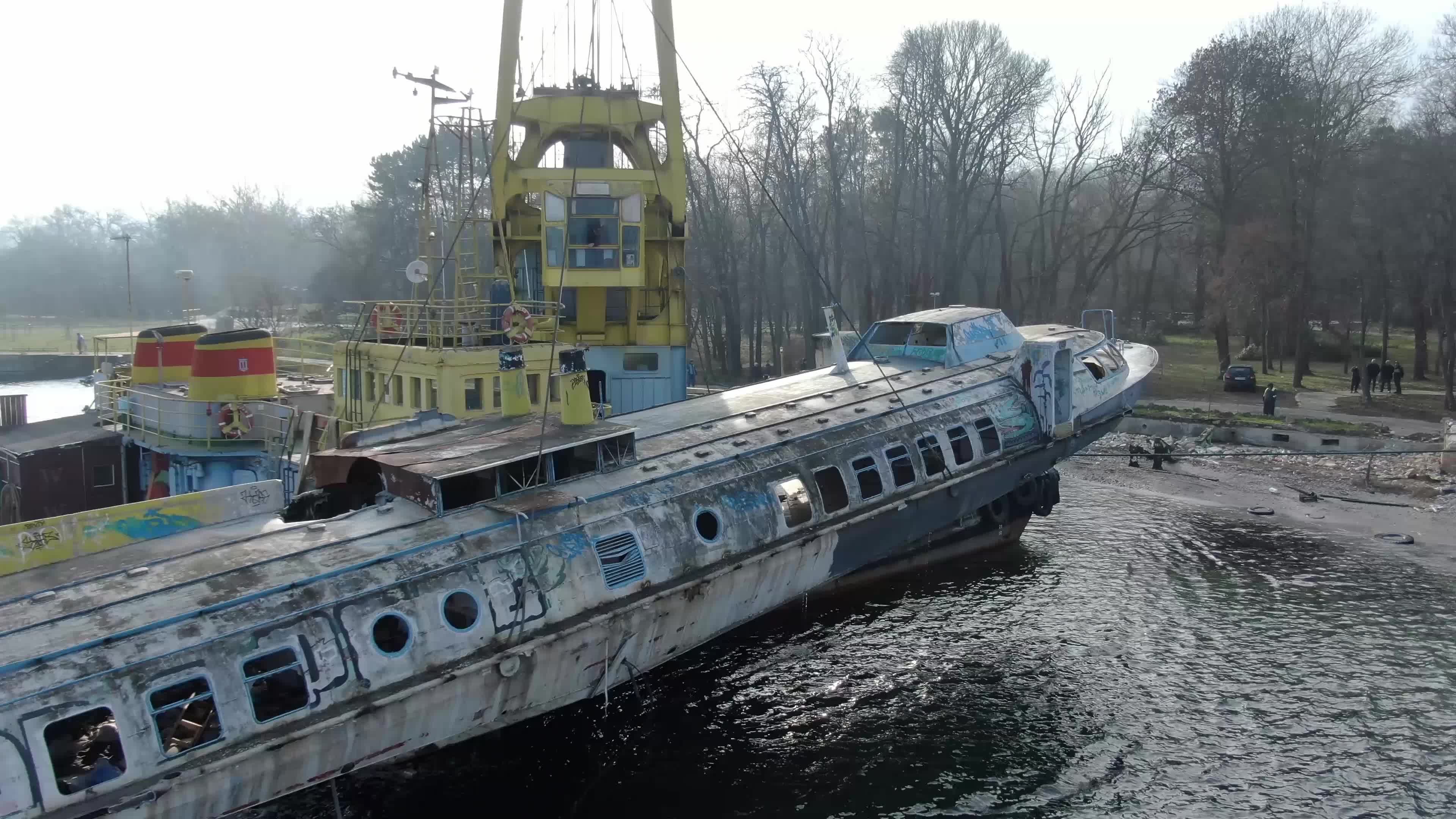 Kometa Legendary abandoned ship, Bulgaria