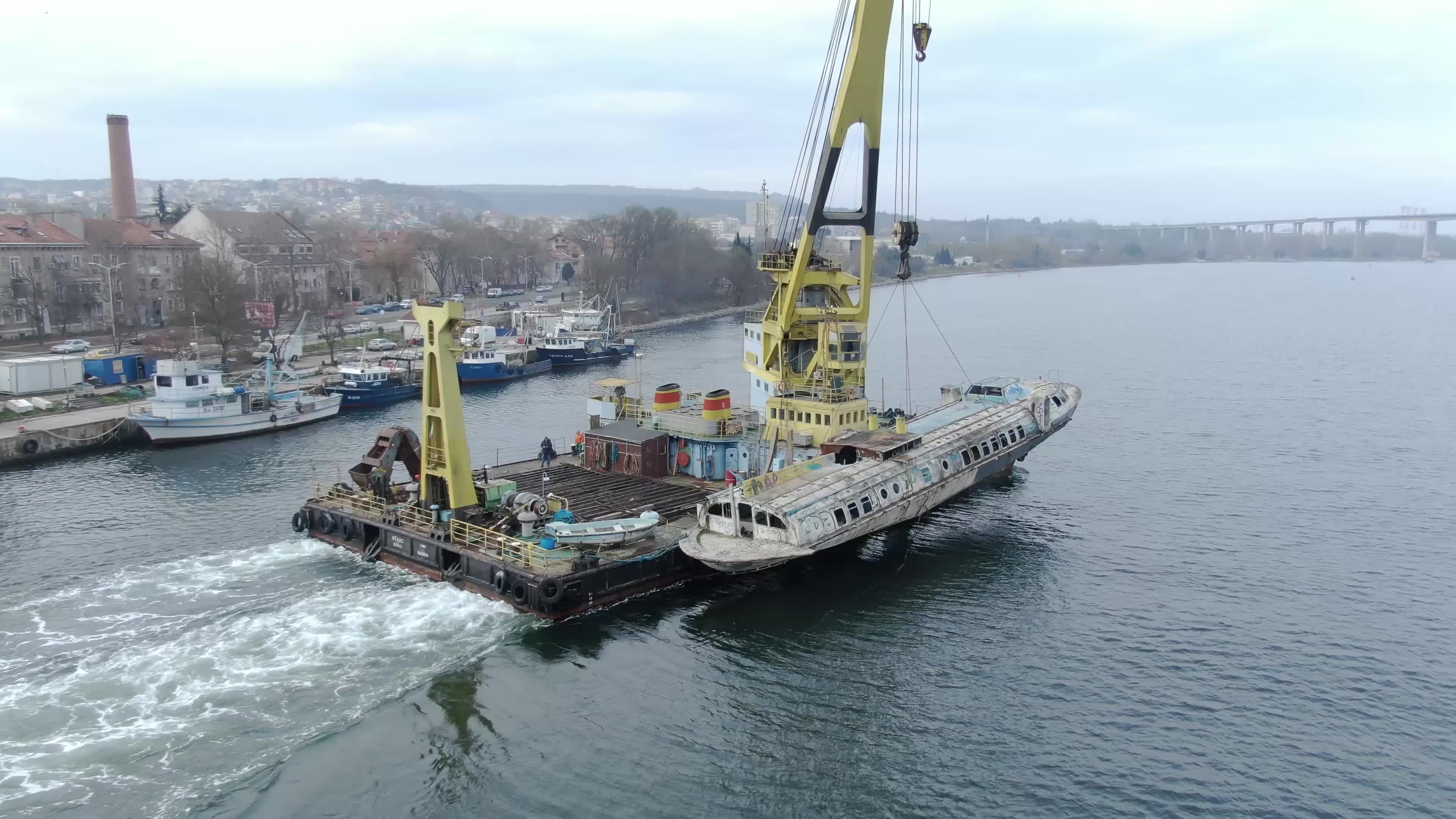 Kometa Legendary abandoned ship, Bulgaria