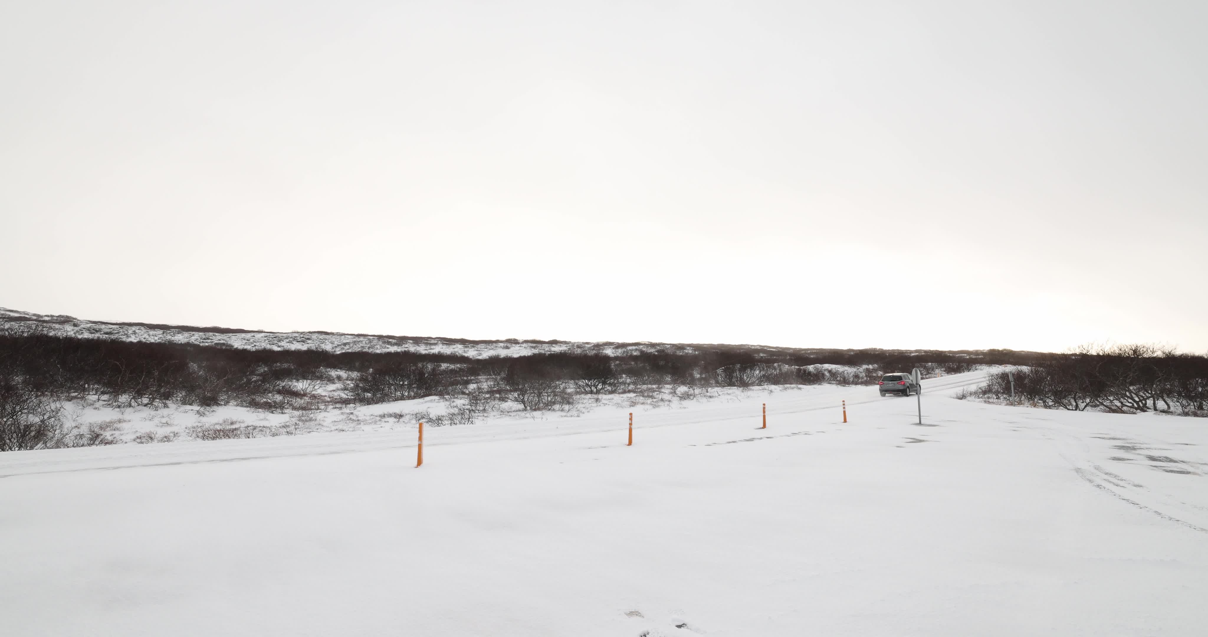 Thingvellir National Park in Iceland During Winter Season
