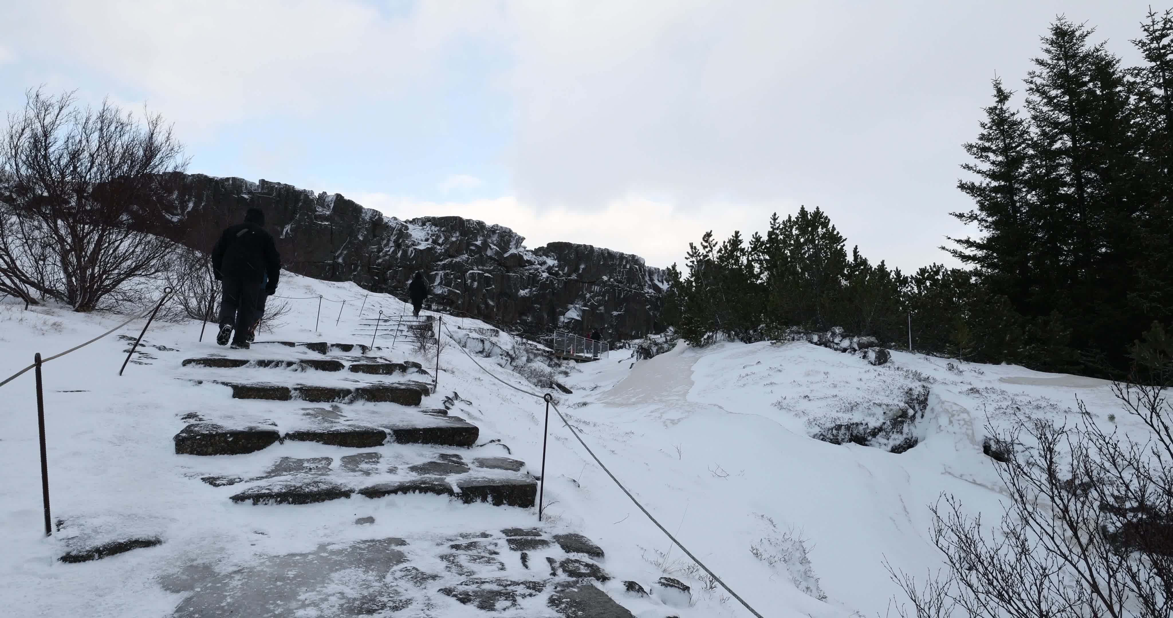 Thingvellir National Park in Iceland During Winter Season