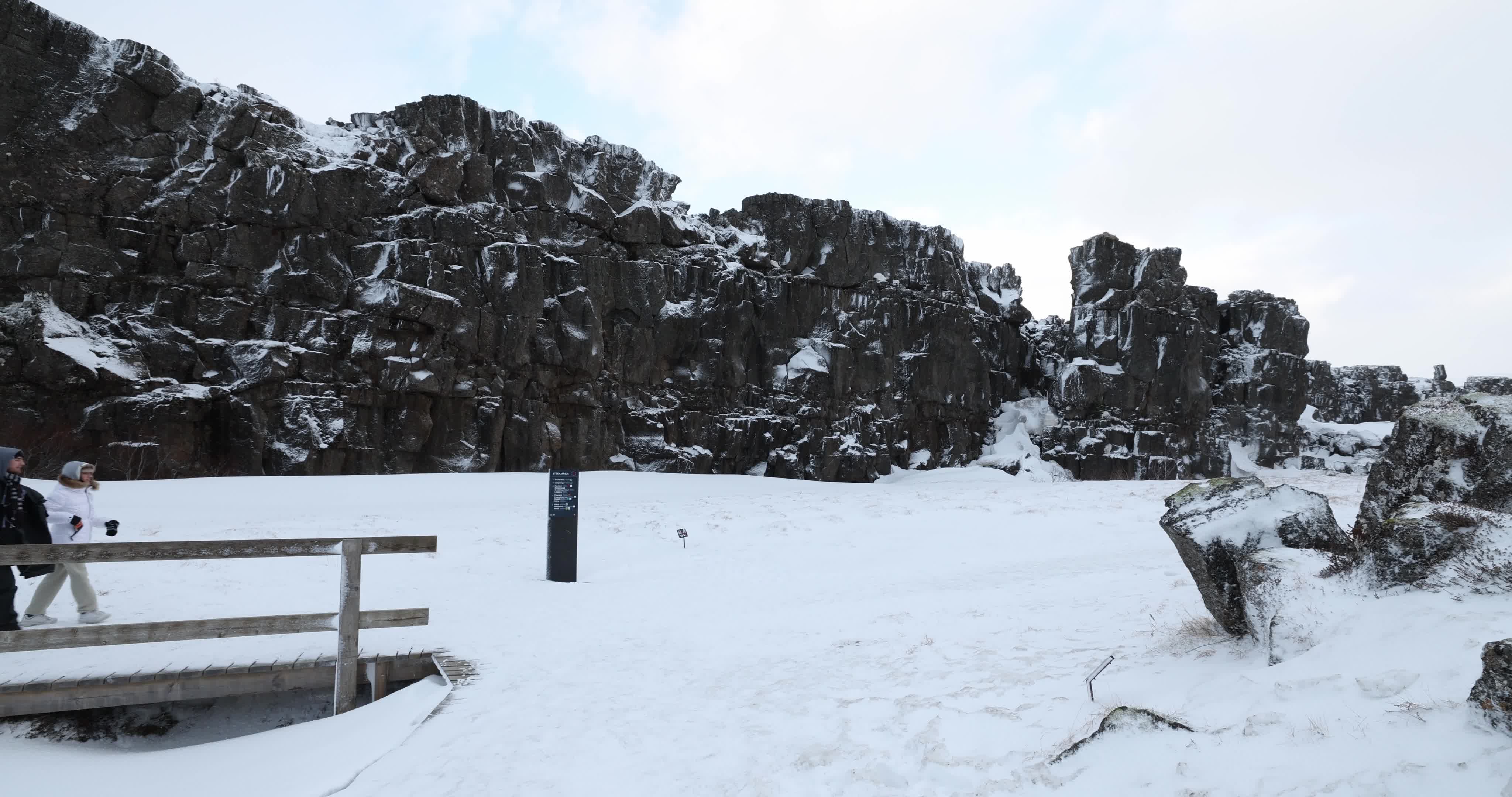 Thingvellir National Park in Iceland During Winter Season