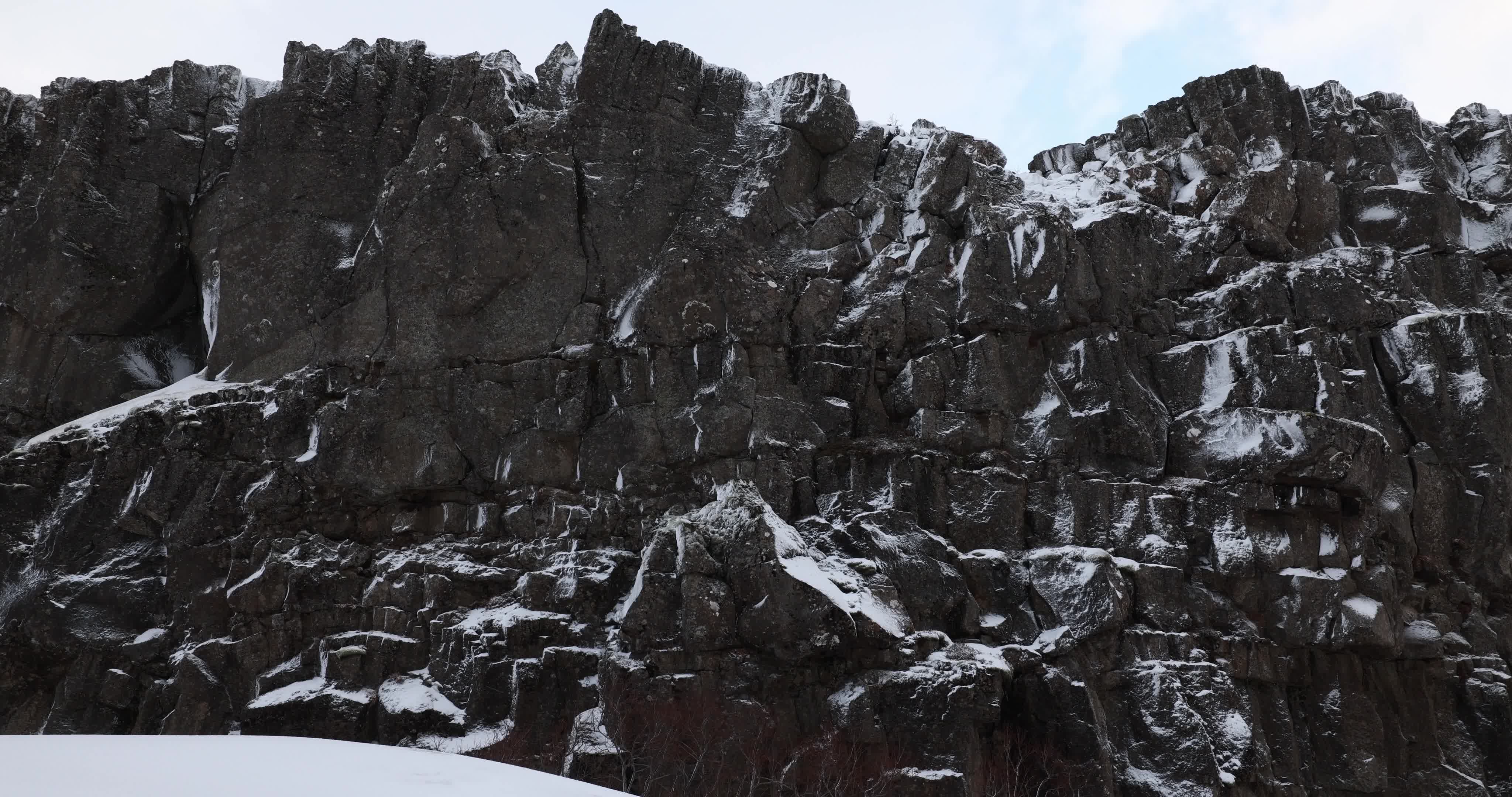 Thingvellir National Park in Iceland During Winter Season