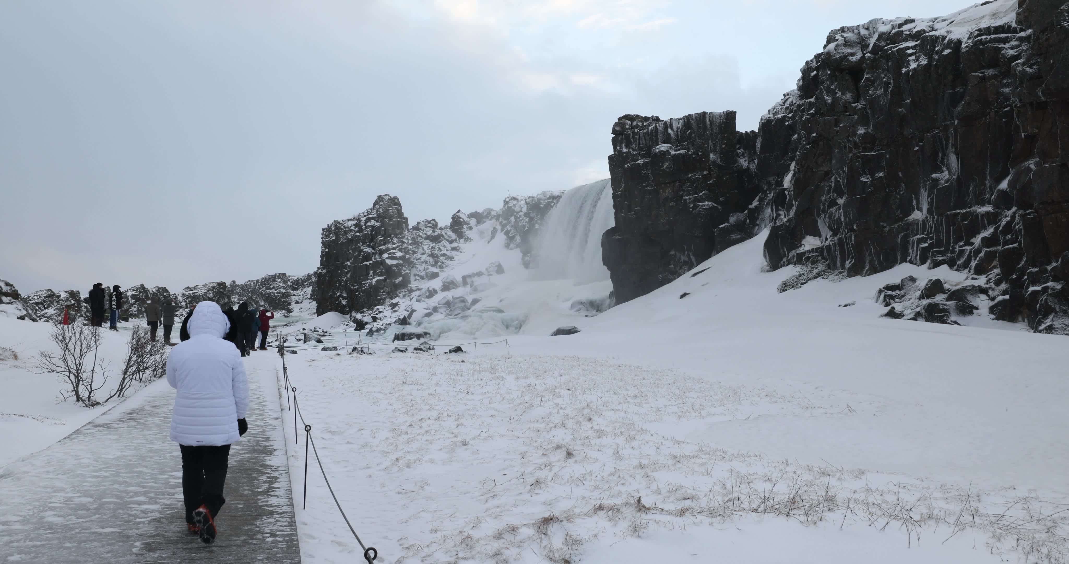 Thingvellir National Park in Iceland During Winter Season