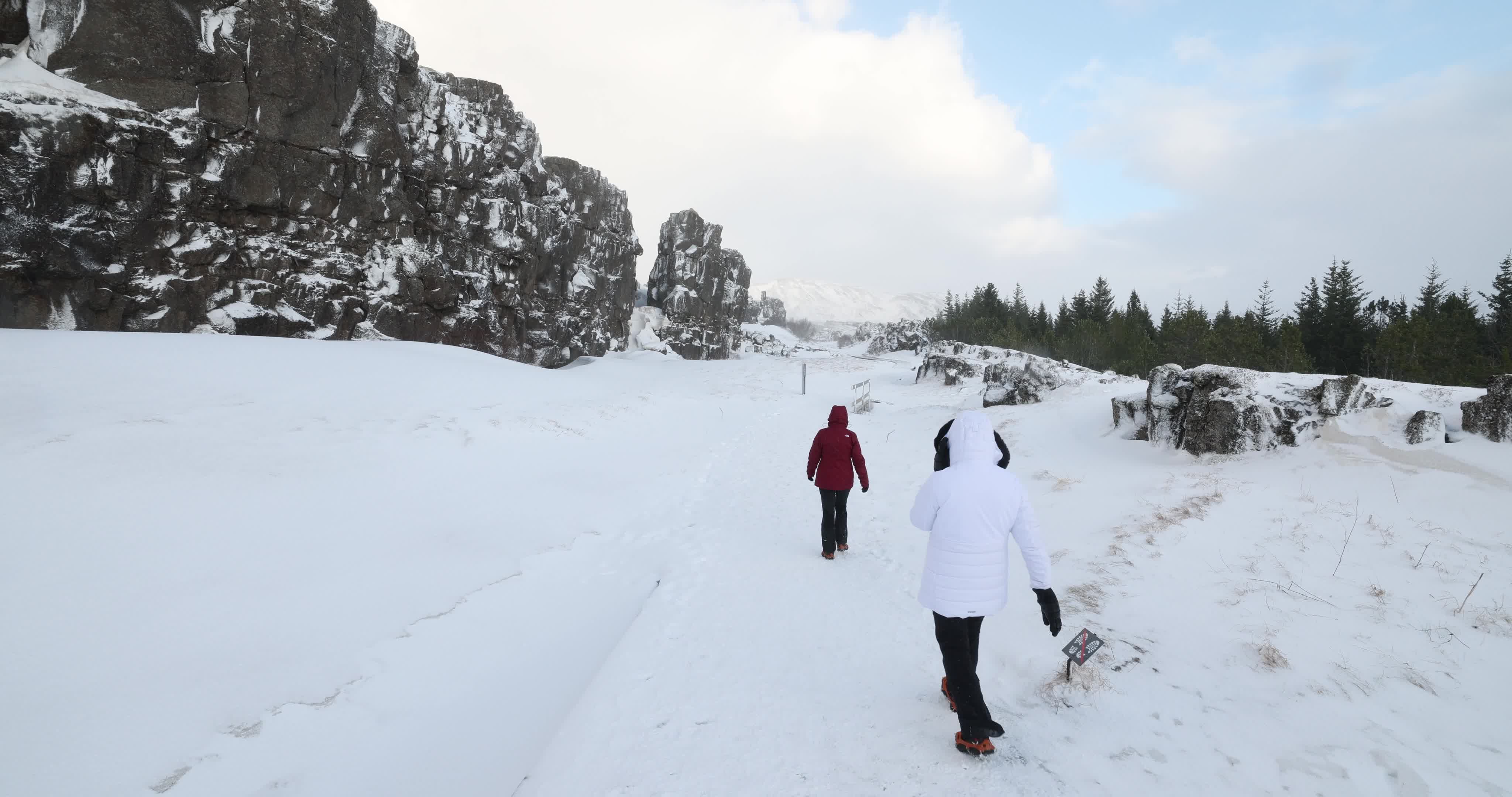 Thingvellir National Park in Iceland During Winter Season