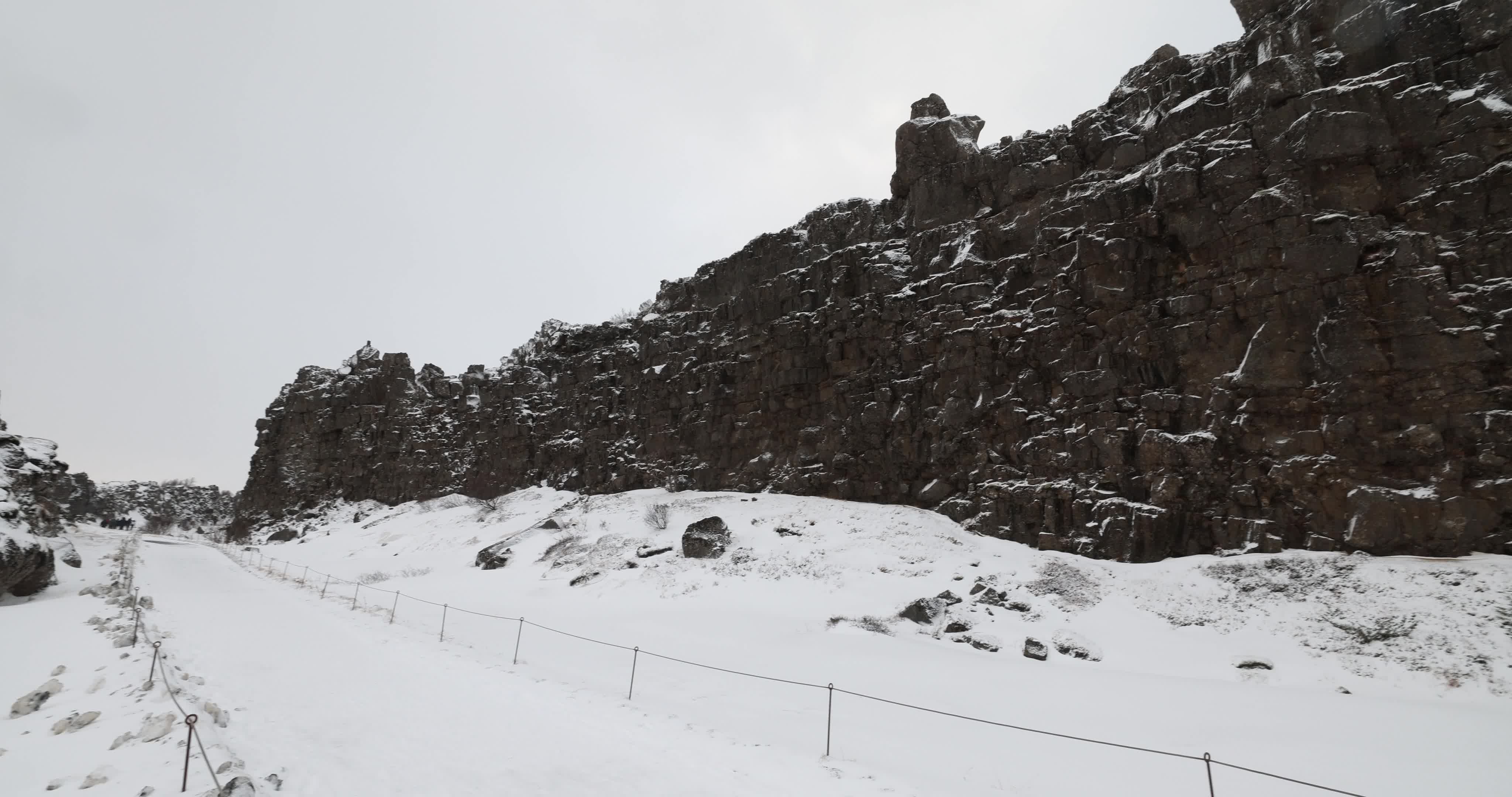 Thingvellir National Park in Iceland During Winter Season