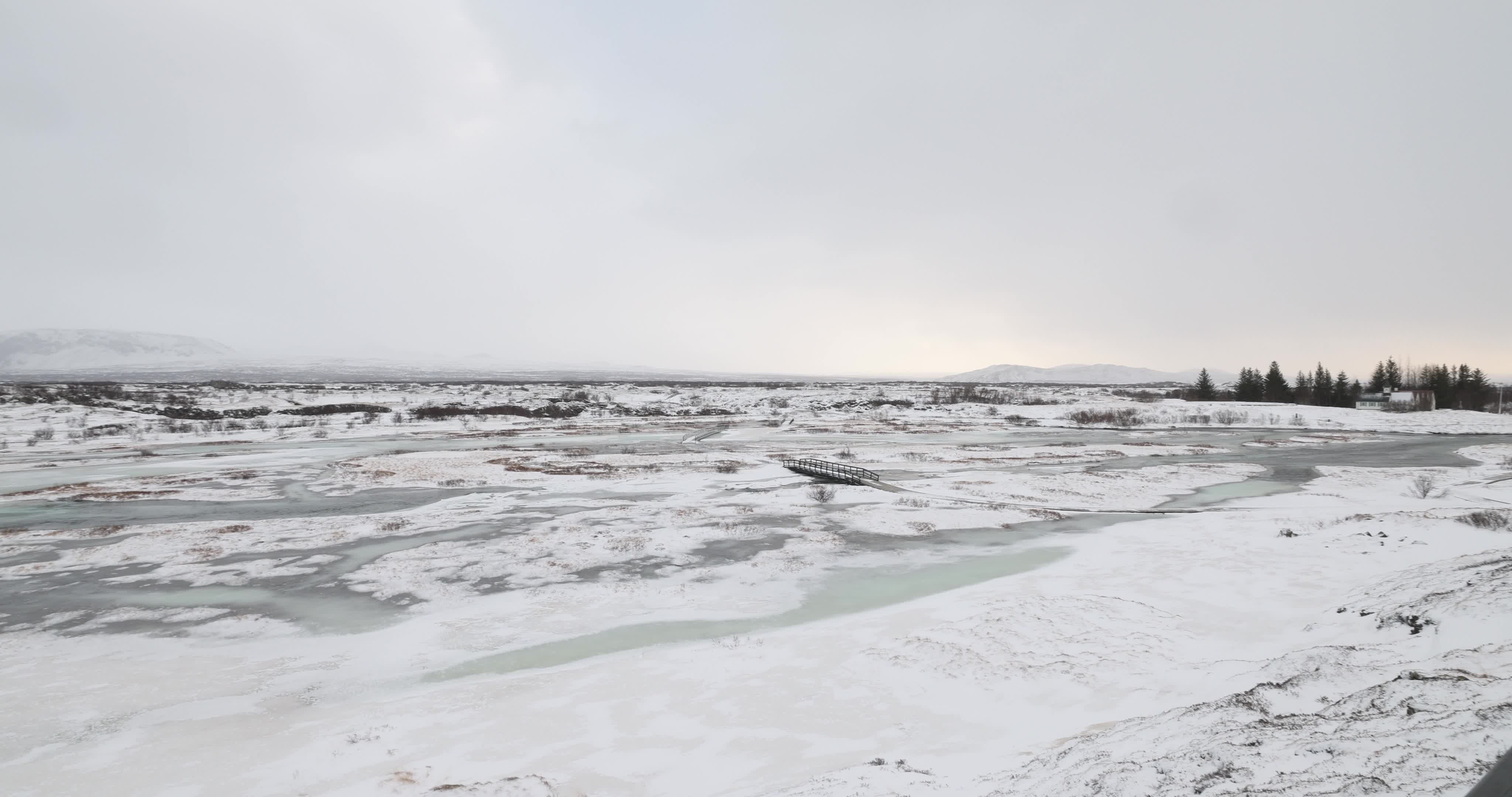 Thingvellir National Park in Iceland During Winter Season