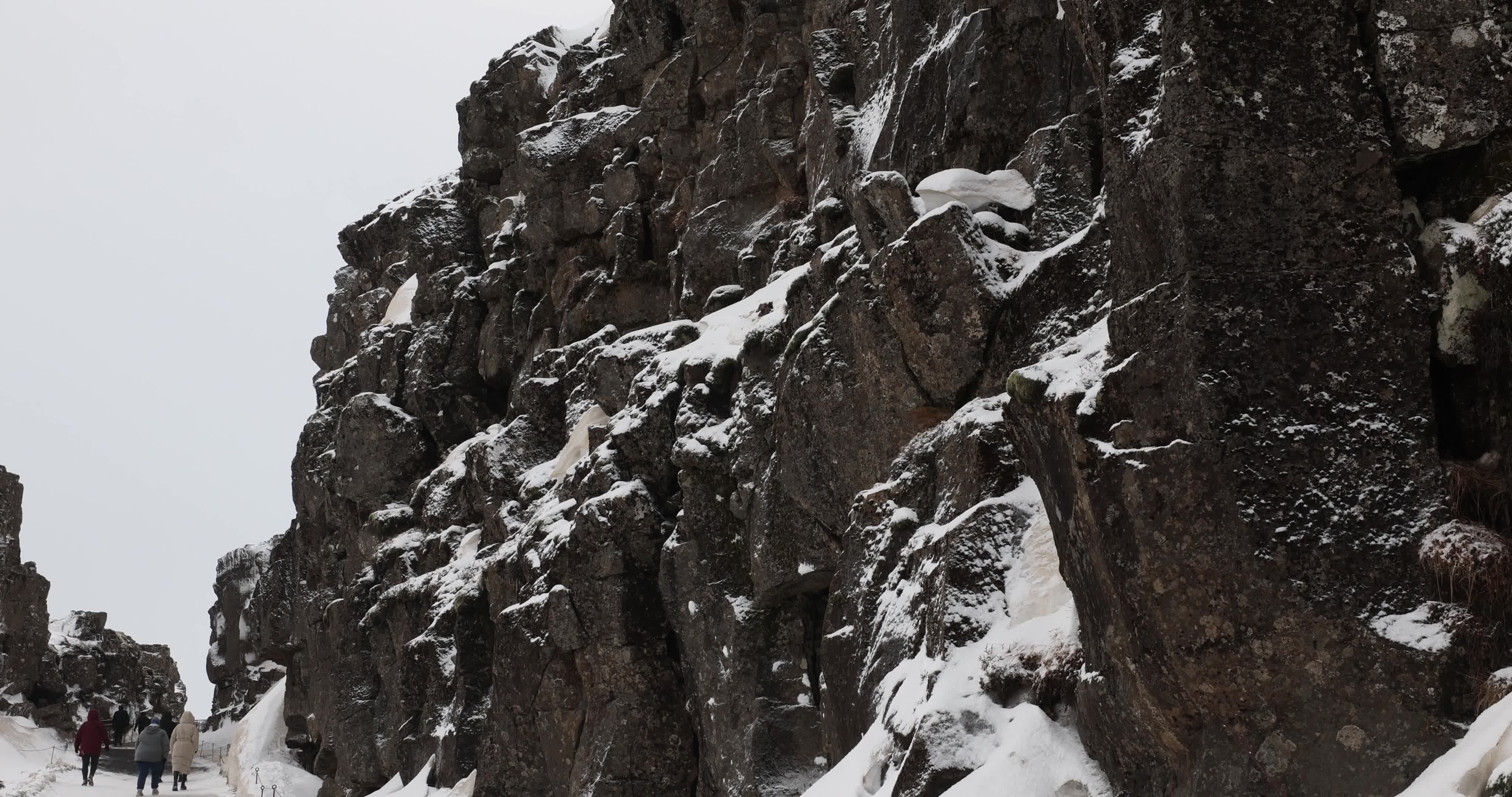Thingvellir National Park in Iceland During Winter Season