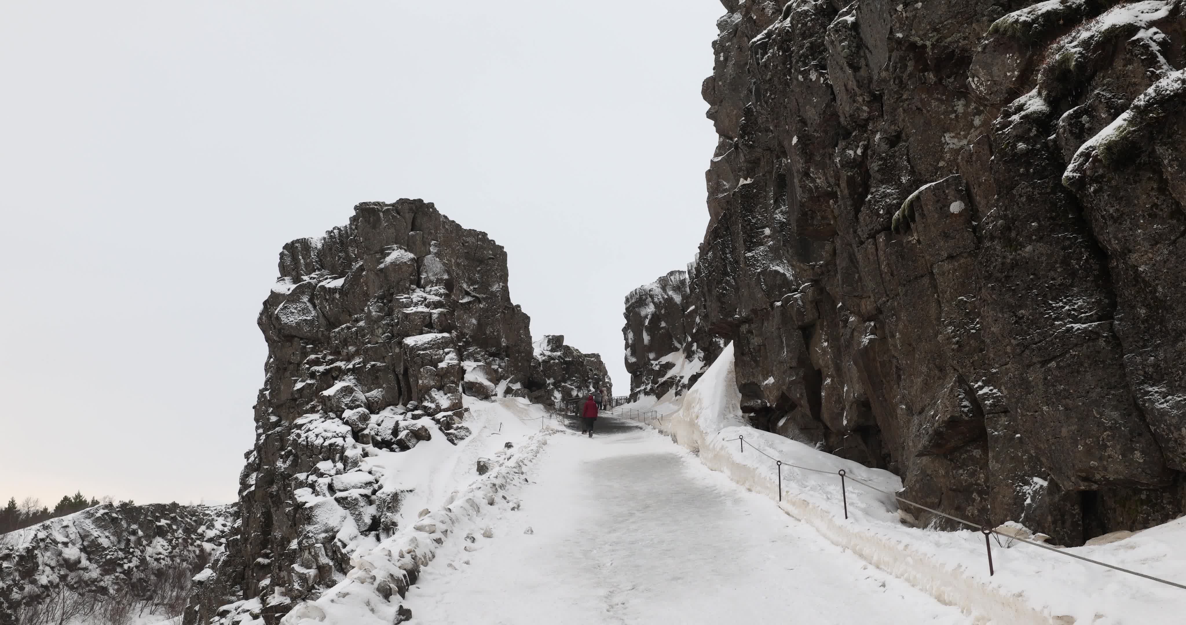 Thingvellir National Park in Iceland During Winter Season
