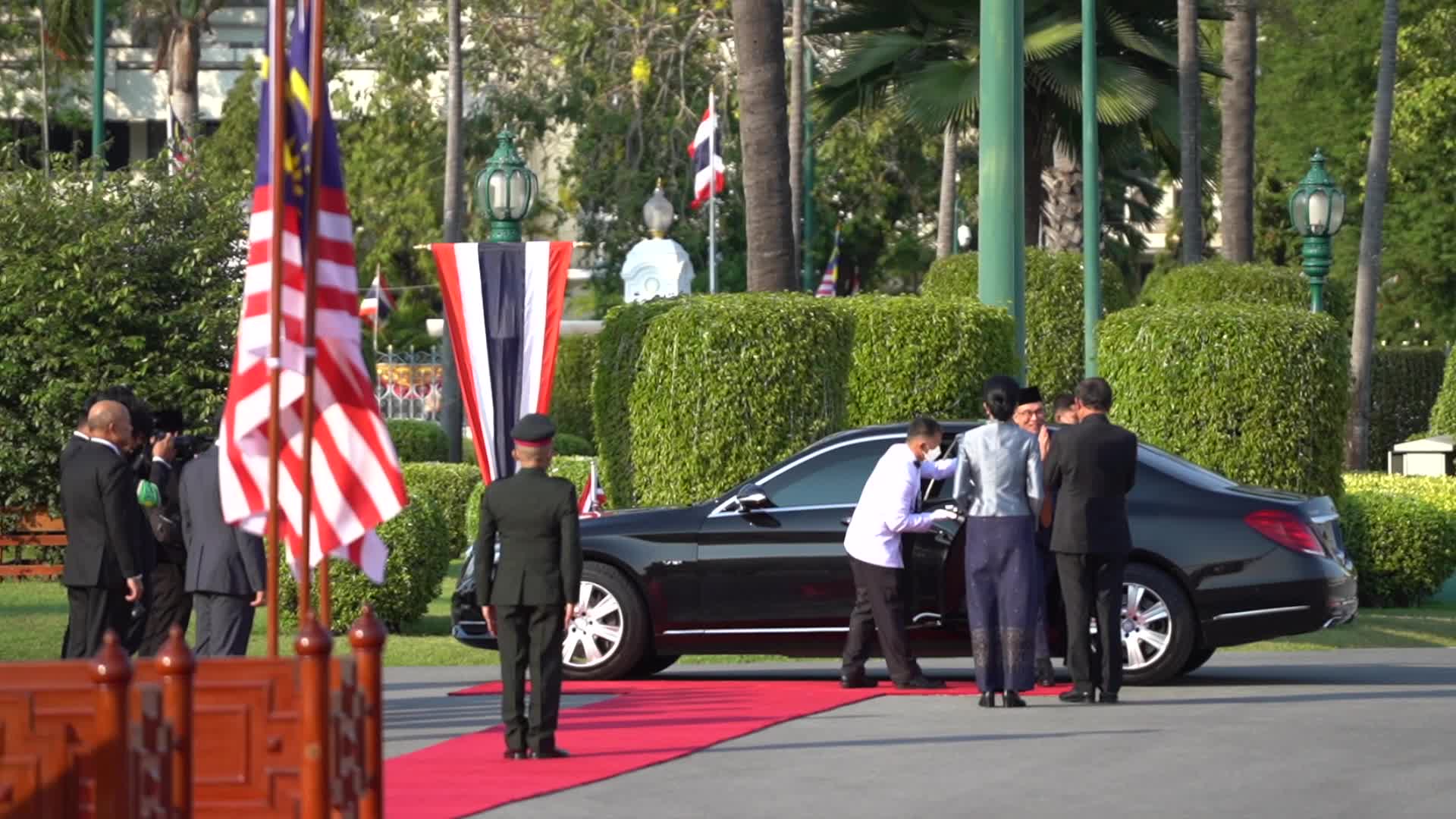 Malaysia's Prime Minister Anwar Ibrahim Visit Thailand.