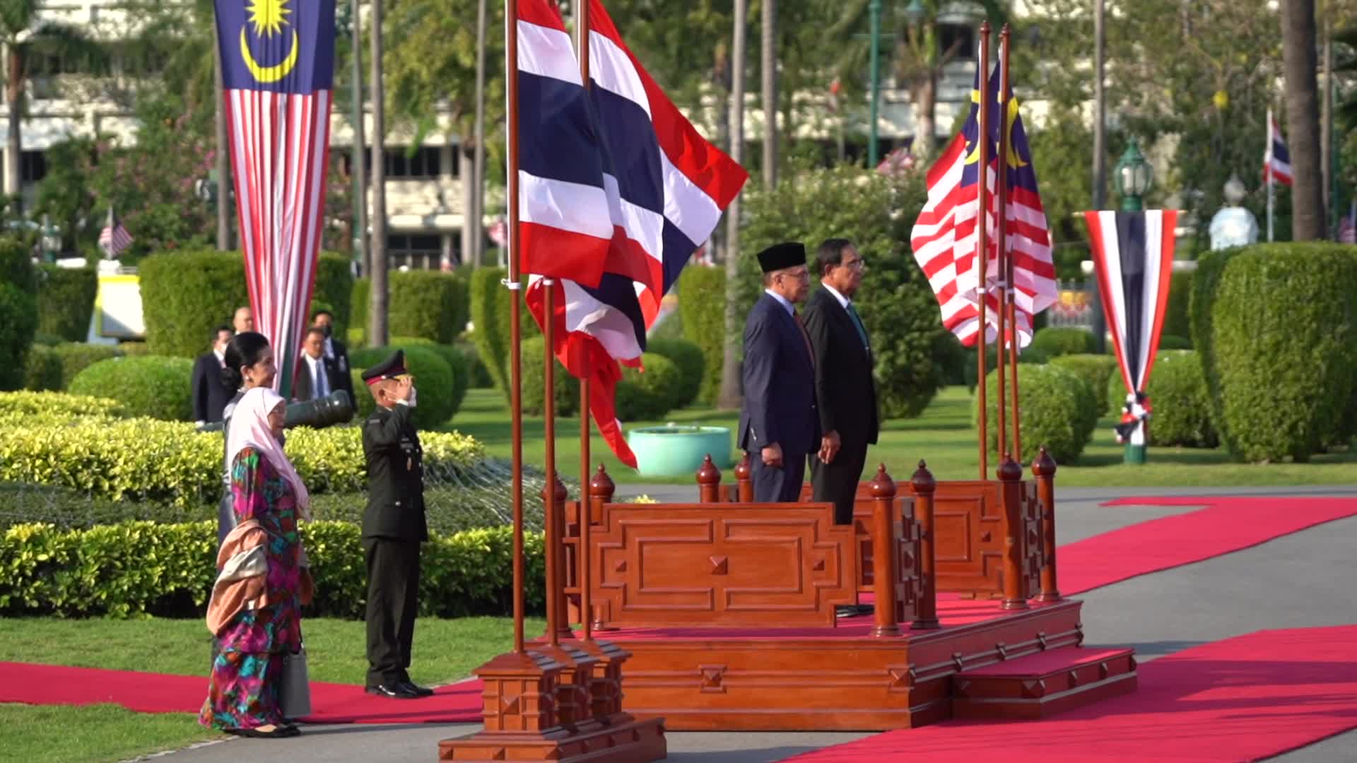 Malaysia's Prime Minister Anwar Ibrahim Visit Thailand.