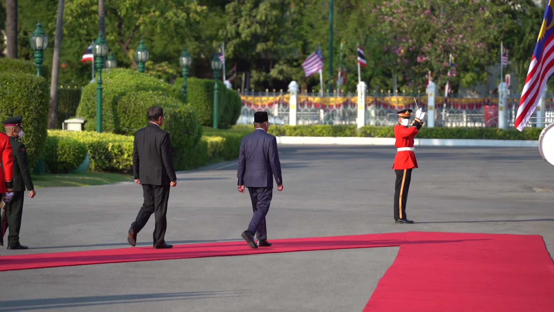 Malaysia's Prime Minister Anwar Ibrahim Visit Thailand.