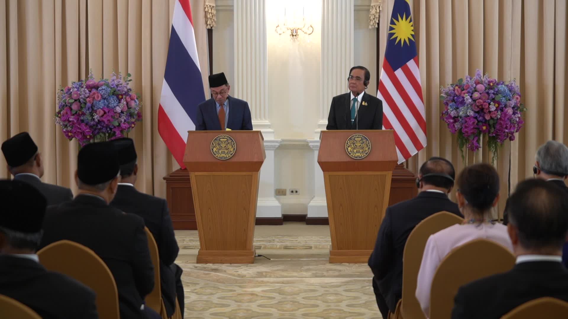 Malaysia's Prime Minister Anwar Ibrahim Visit Thailand.