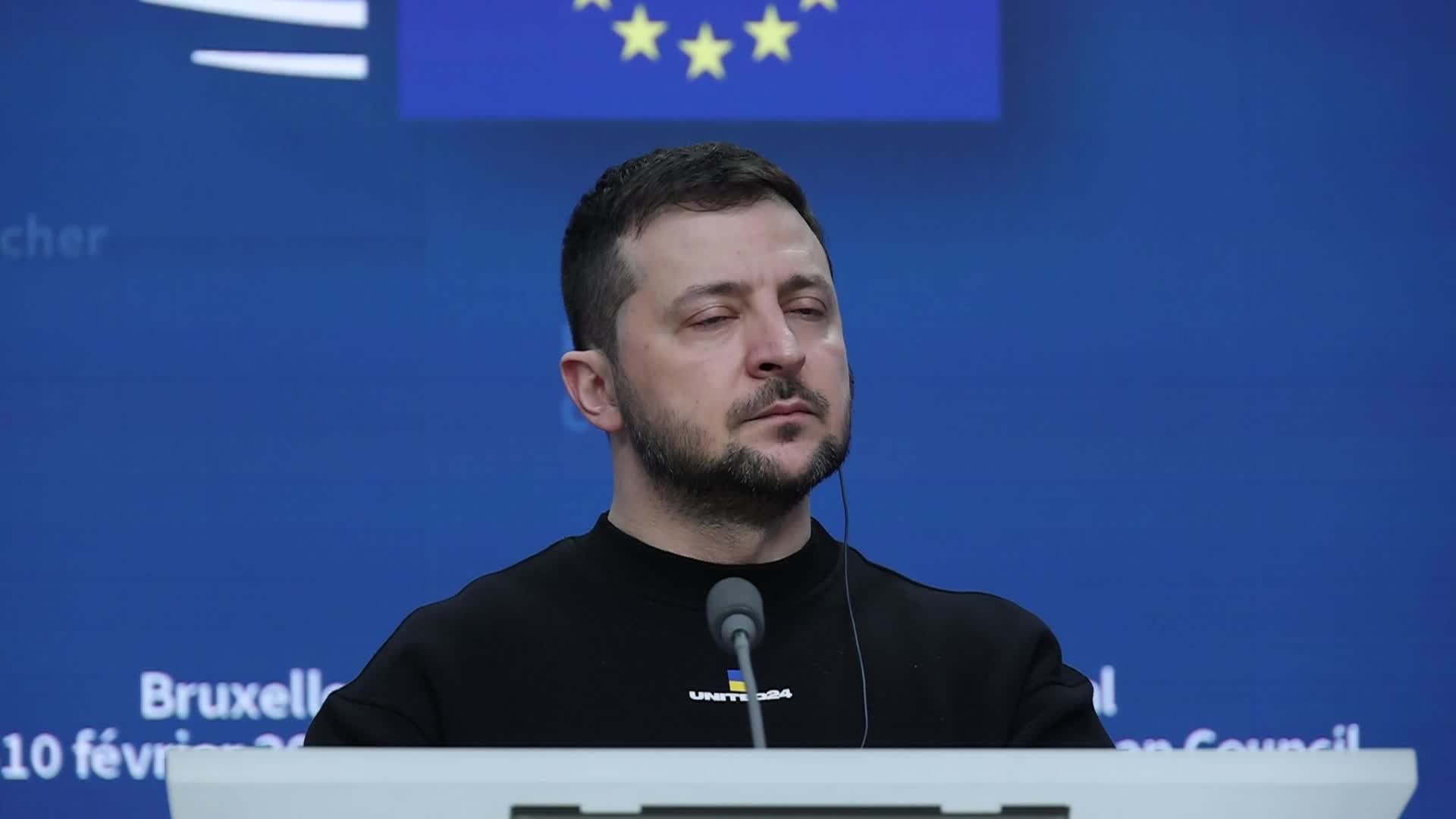 Ukraine's President Zelenskiy Attends EU Leaders Summit