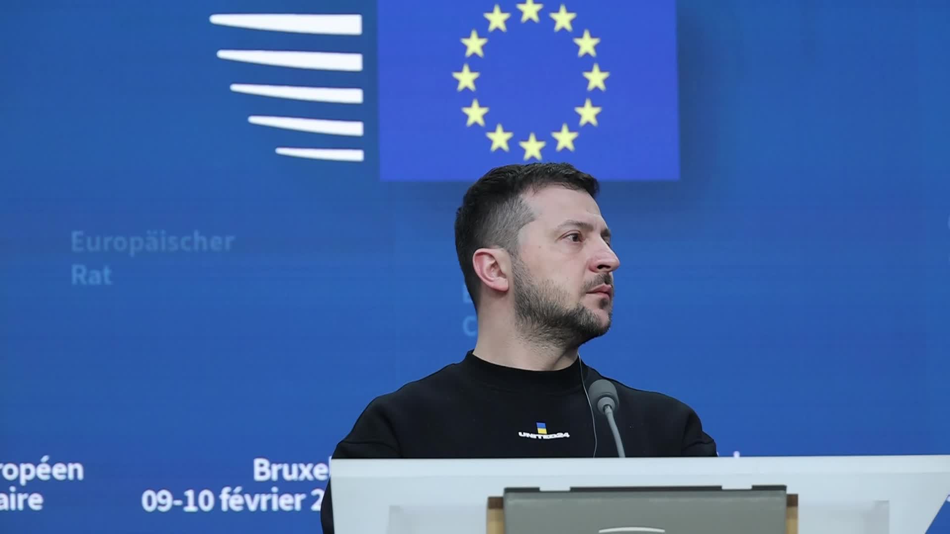 Ukraine's President Zelenskiy Attends EU Leaders Summit