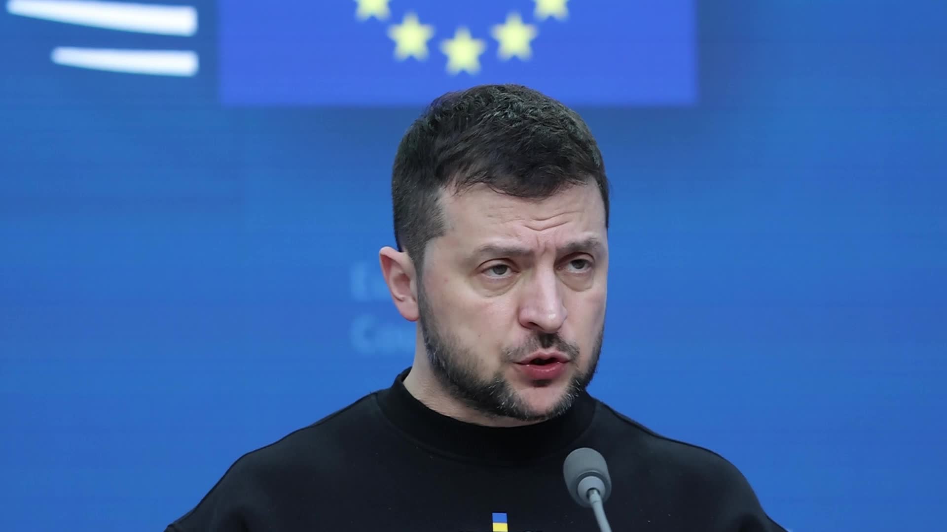 Ukraine's President Zelenskiy Attends EU Leaders Summit